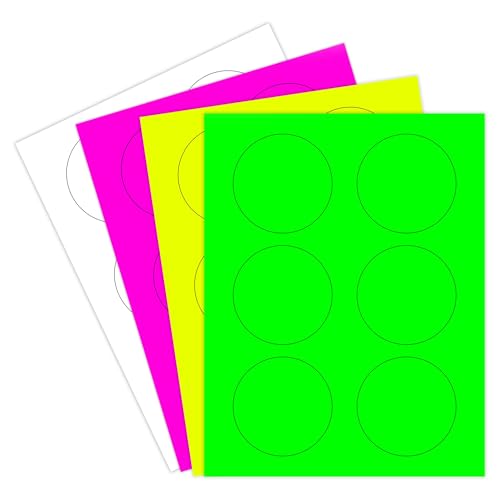 4 Assorted Fluorescent Colors