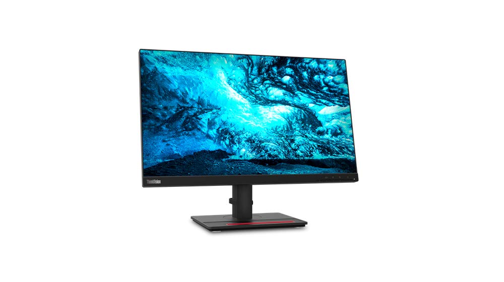 Lenovo ThinkVision T23i-20 23 Inch Full HD 1920x1080 IPS LED Monitor - 6ms Response Time, VESA Mountable, Black - Perfect for Office Work, Home Computing & Gaming
