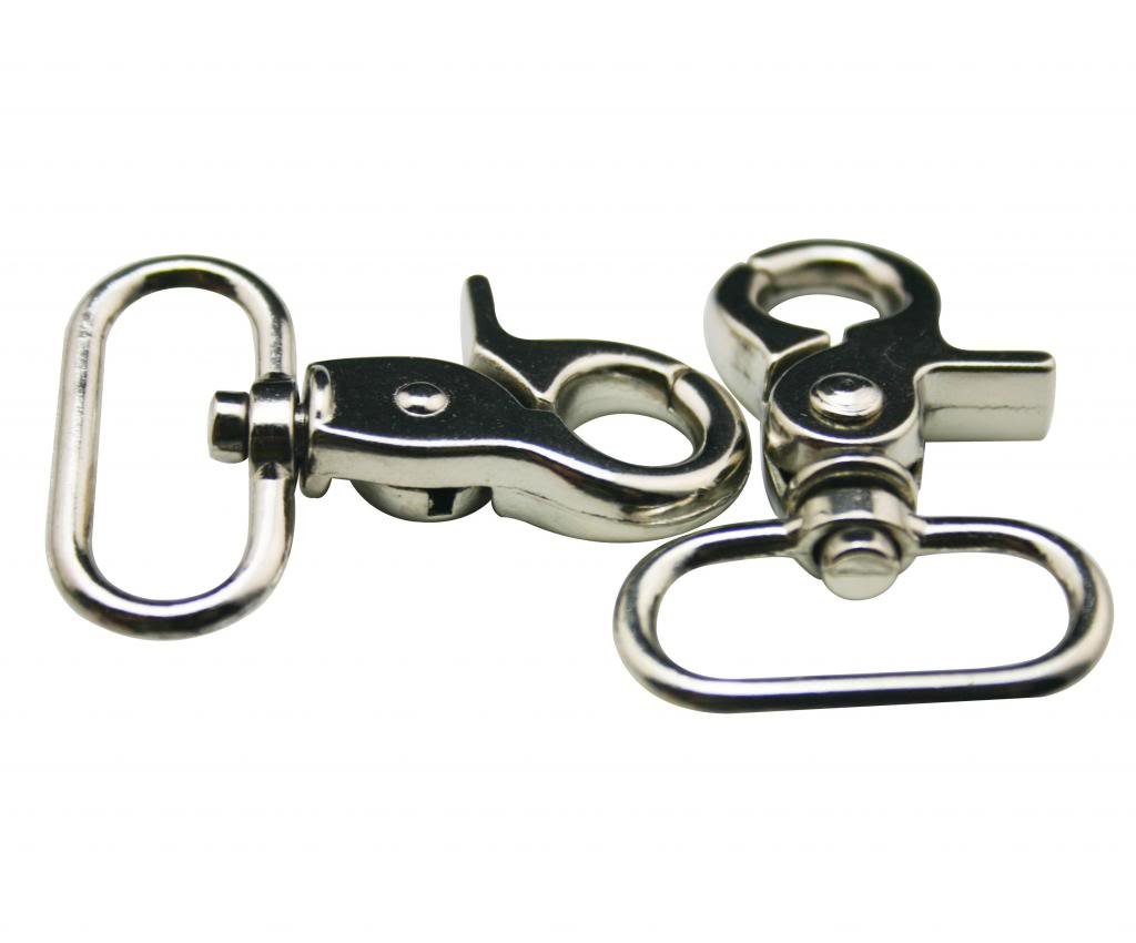 Premium 1 Inch Silver Metal Lobster Clasp Buckle Hook - 15 Pack for Handbags, Luggage, Keychains & Jewelry Making - Durable Key Ring Chain for DIY Crafts, Travel Accessories & Fashion Projects