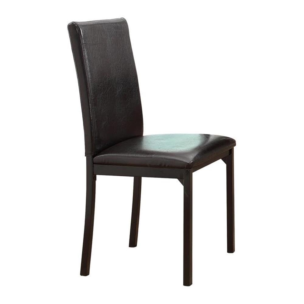 Lexicon Tempe 5-Piece Black Metal Dining Set - Modern Transitional Style for Indoor/Outdoor Dining Room & Patio