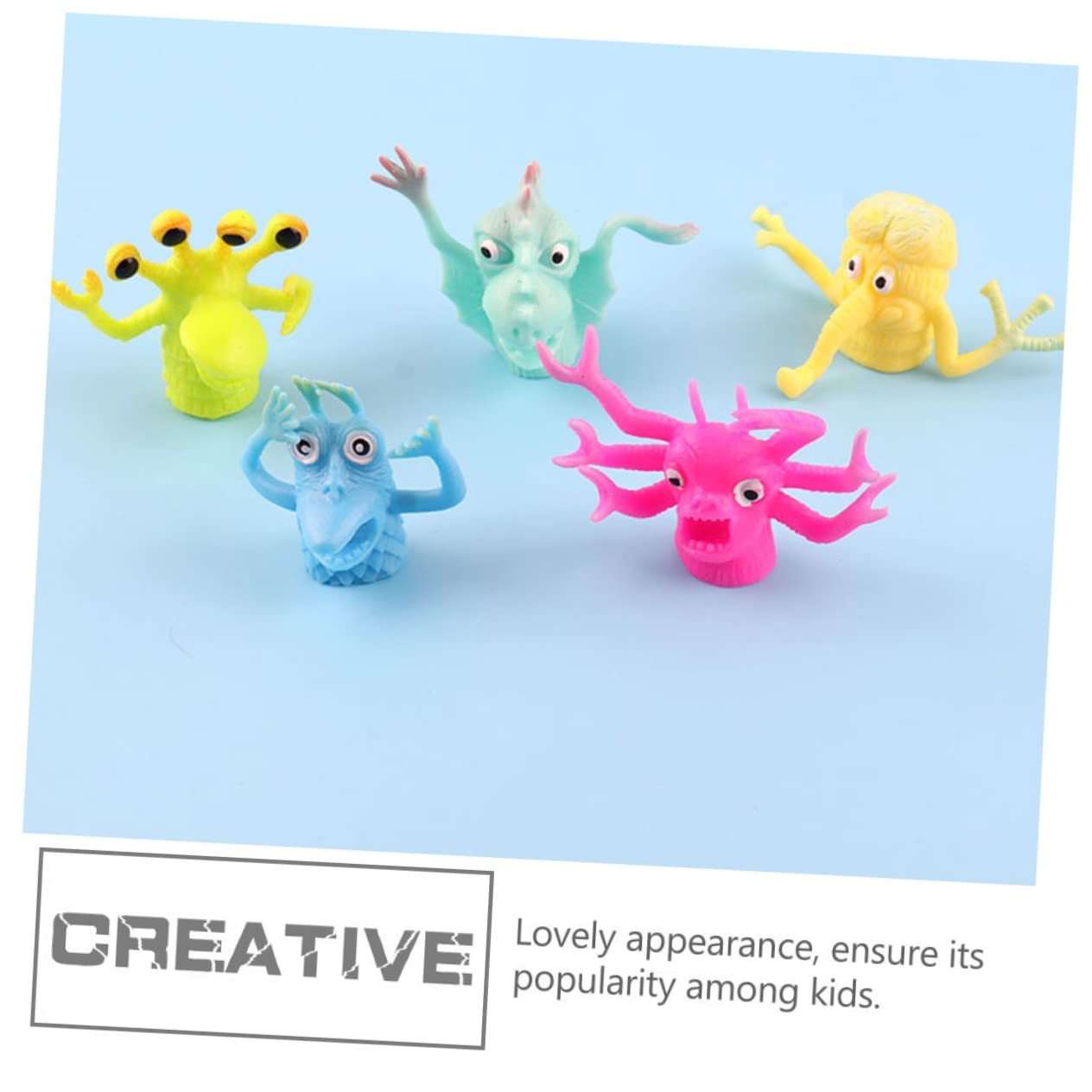 48 Pcs Animal Finger Puppet Toys for Kids - Soft Plush Hand Puppets for Storytelling, Role Play & Early Learning - Perfect for Classroom, Daycare & Home Playtime