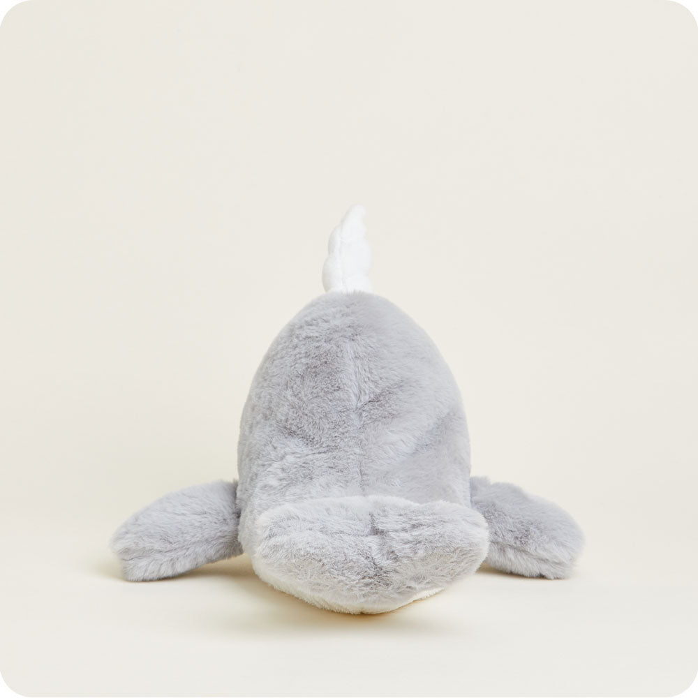 Weighted Heated Narwhal Stuffed Animal - Warmies Plush Toy for Kids & Adults | Soothing Heat Therapy for Stress Relief, Anxiety & Sleep Aid | Perfect for Cuddling, Gifts & Relaxation