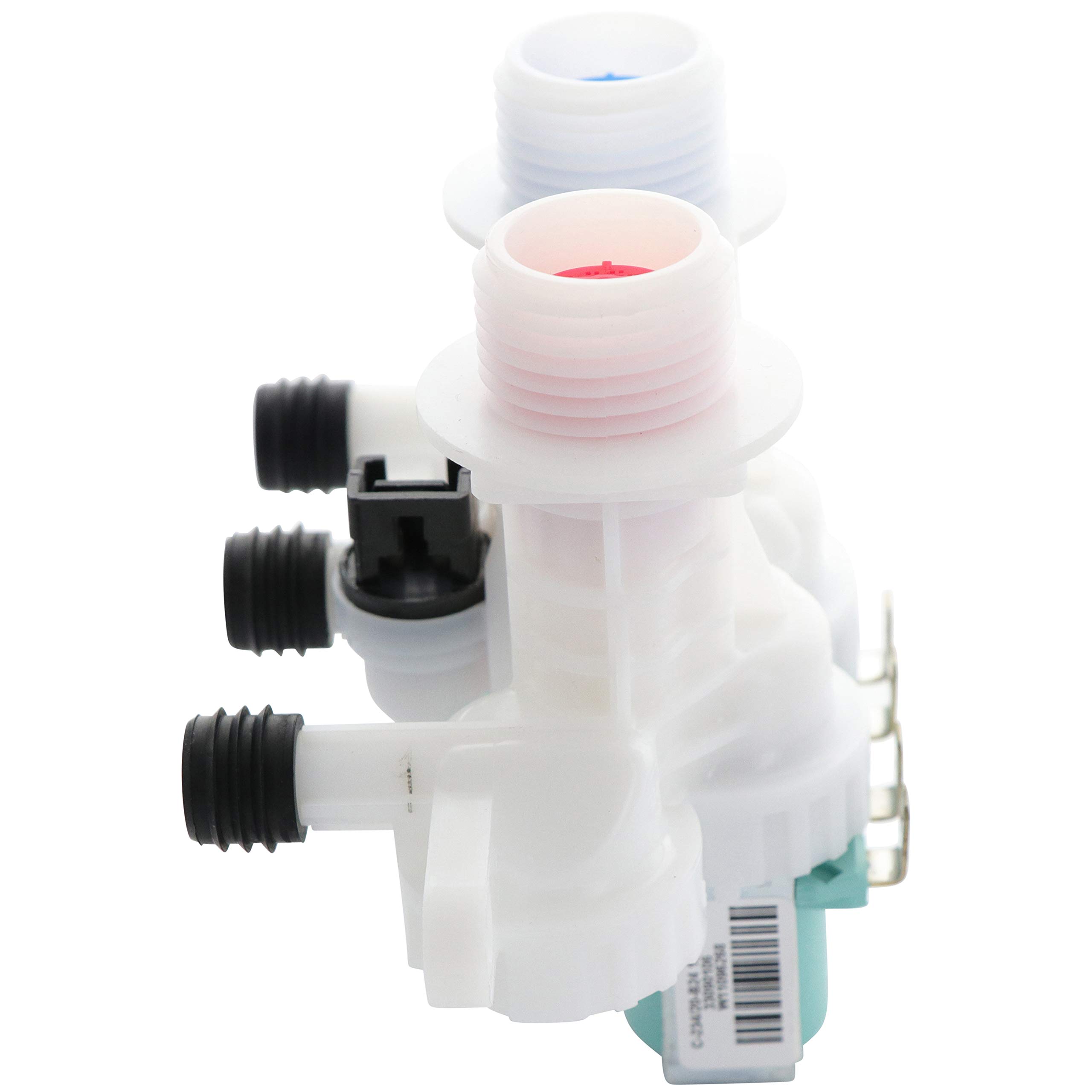 Upgraded W11096268 Water Inlet Valve Replacement for Whirlpool & Kenmore Washing Machines - Compatible with W10632527, W10758829, W10853296, W11220230, AP6329544 Models - Perfect for Laundry Room Repairs & Appliance Maintenance
