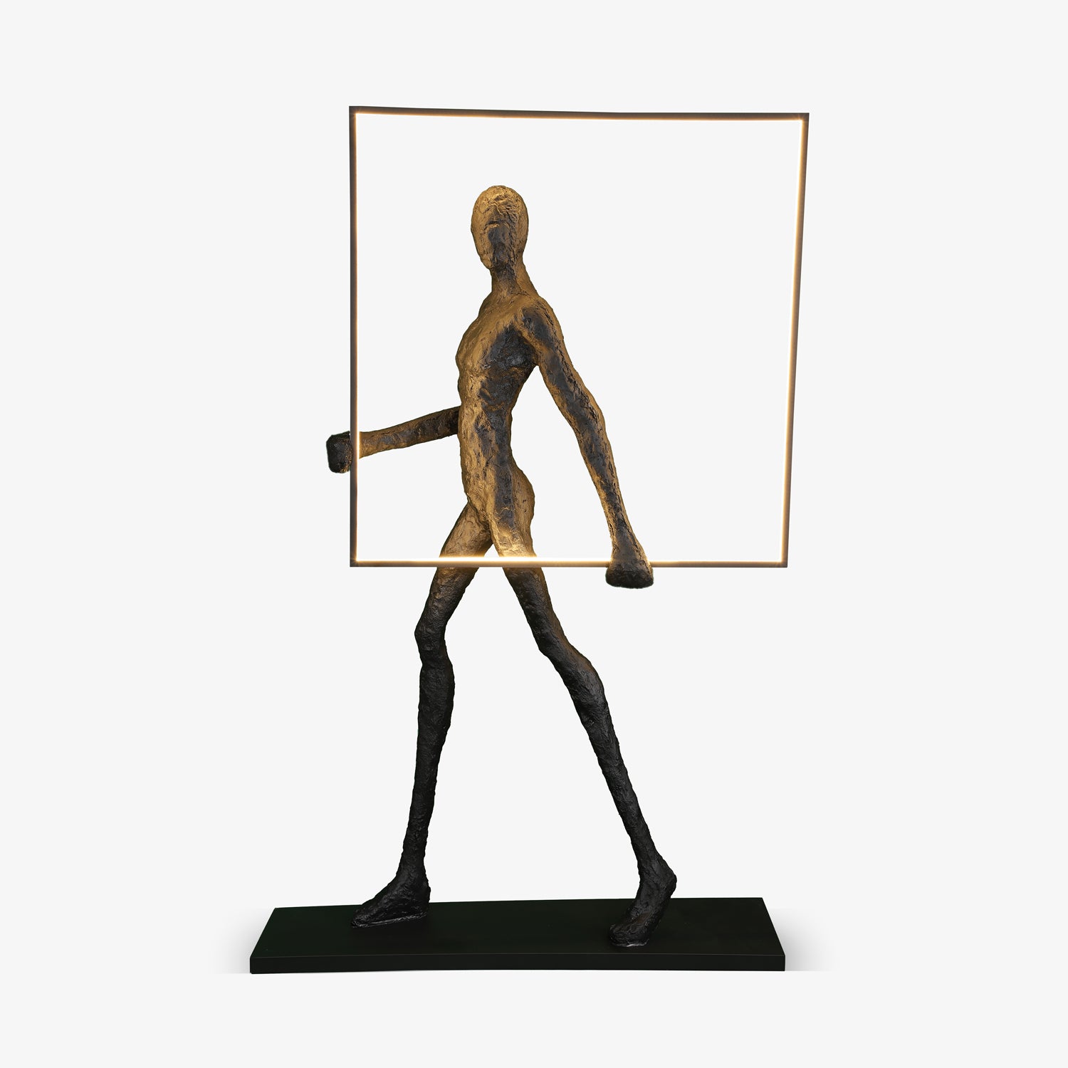 Modern Aeon Sculpture Floor Lamp - Elegant LED Standing Light for Living Room, Bedroom & Office - Dimmable Tall Light Fixture for Home Decor & Ambient Lighting