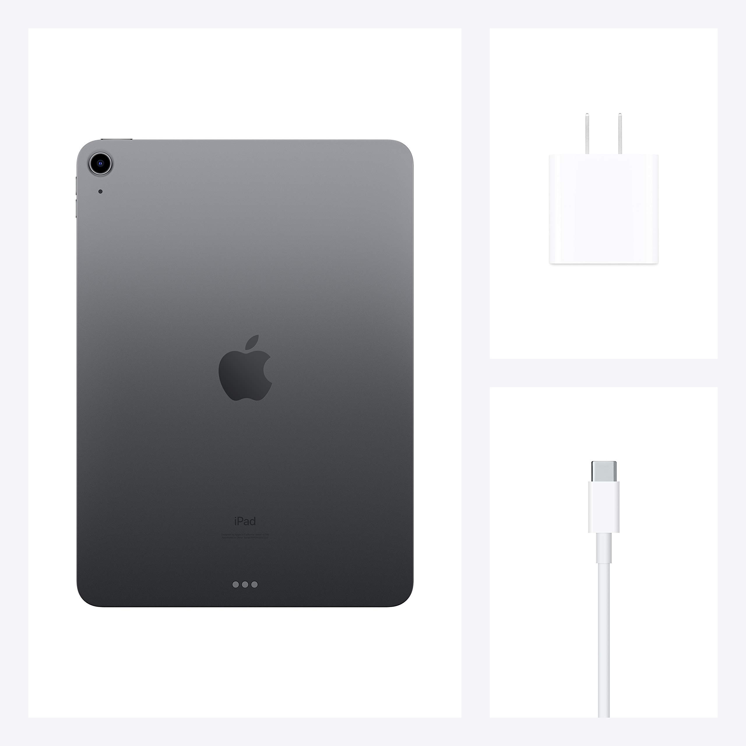 Apple iPad Air 2020 (4th Gen) 10.9-inch Wi-Fi Tablet 64GB - Space Gray (Renewed Premium) - Perfect for Work, Study & Entertainment