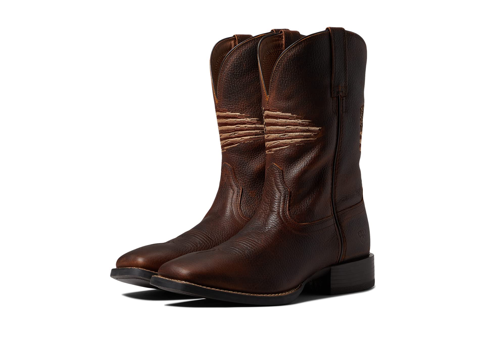 Ariat Men's Sport All Country Western Boot - Durable Leather Cowboy Boots for Riding, Work & Outdoor Activities | Comfortable & Stylish Western Footwear for Ranch, Rodeo & Casual Wear
