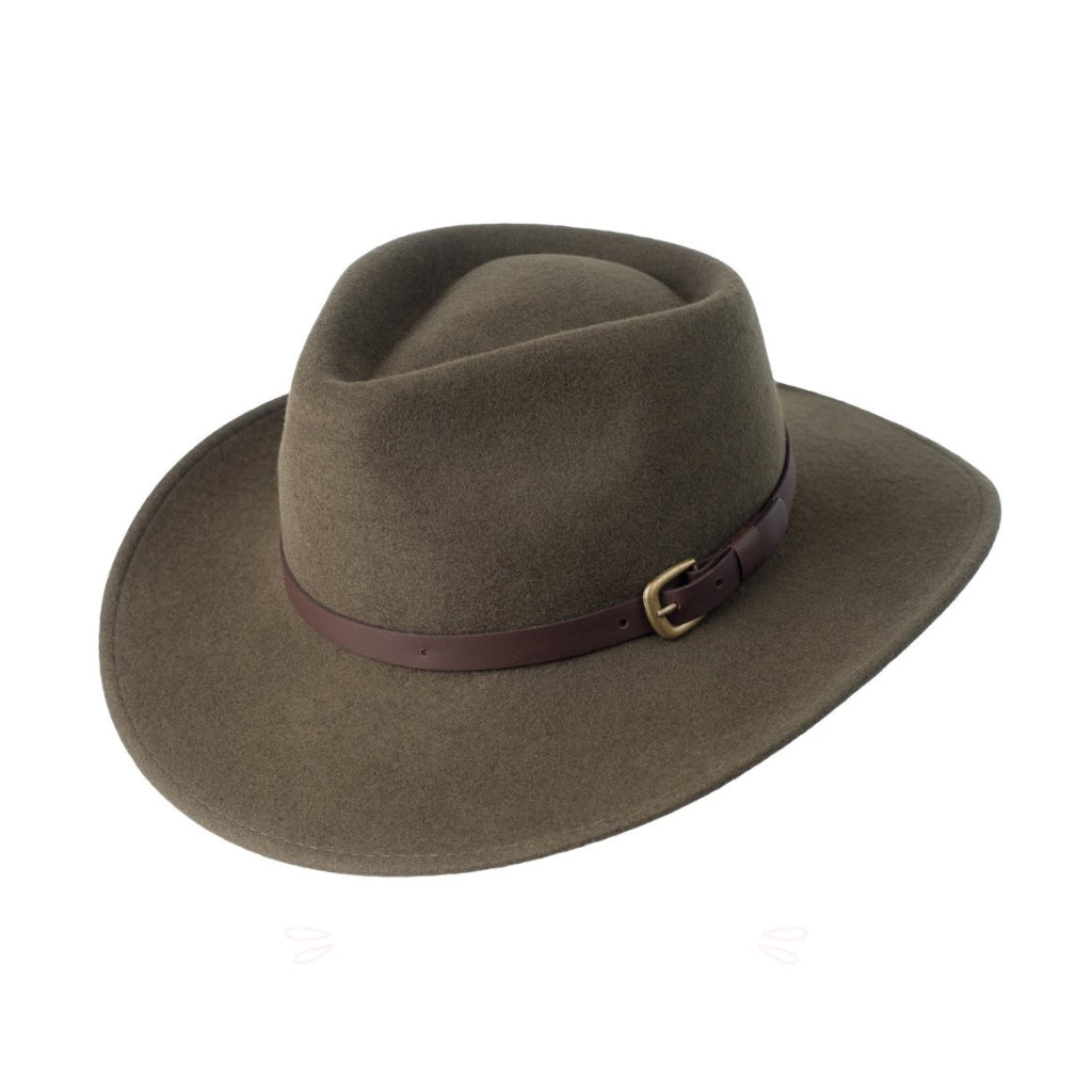 Melbourne Hat by CITY HATTERS - Premium MOSS Style for Outdoor Adventures, Travel & Casual Wear
