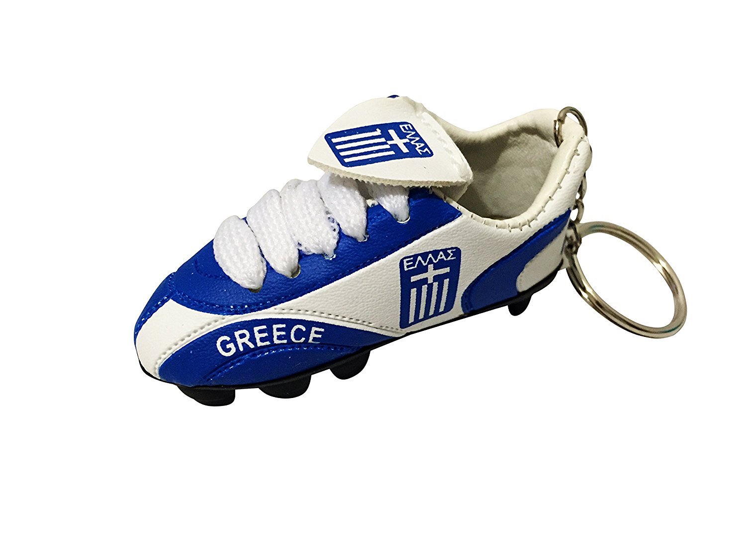 Football Soccer Futbol Mini Shoe Keychains KeyRings - Europe - Perfect for Fans, Gifts, and Sports Enthusiasts