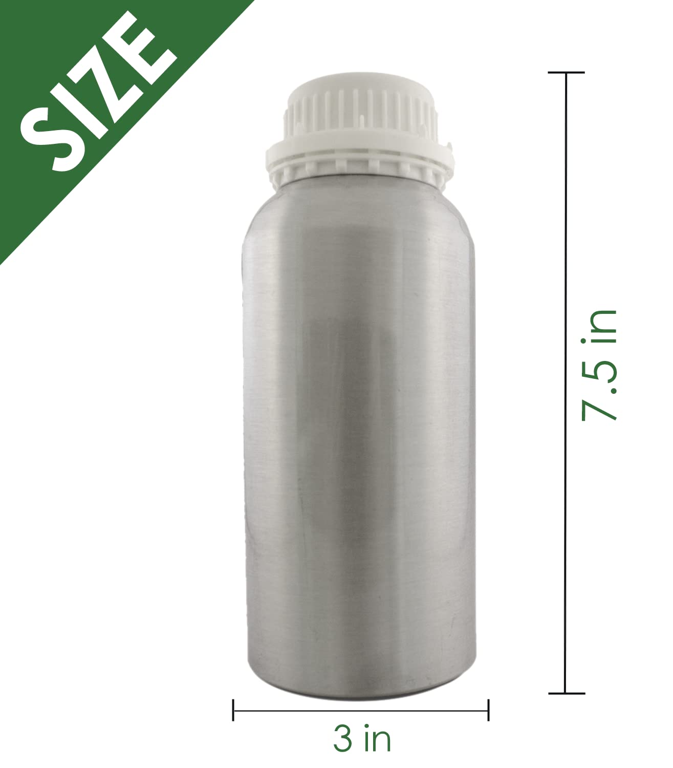 2 Pack - 16 fl oz 100% Pure Uncut Essential Oil in Premium Aluminum Bottles | Aromatherapy, Diffuser & Massage Use | GreenHealth Natural Wellness