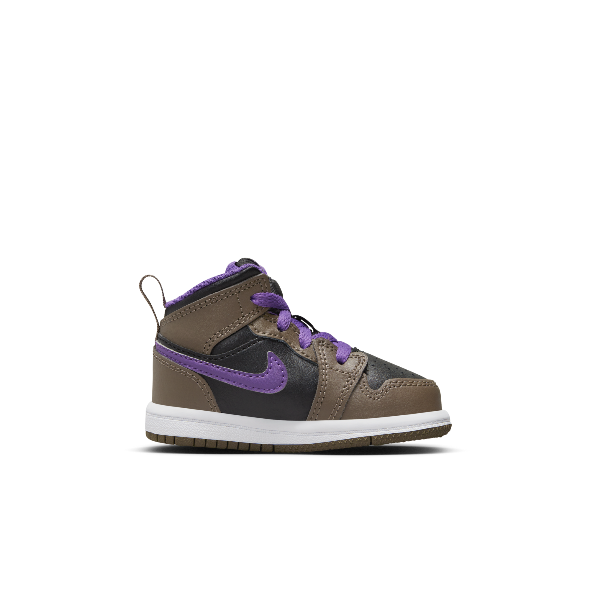 AIR JORDAN 1 MID (TD) PALOMINO - Kids Basketball Shoes for Boys & Girls - Comfortable Sneakers for School, Sports & Casual Wear