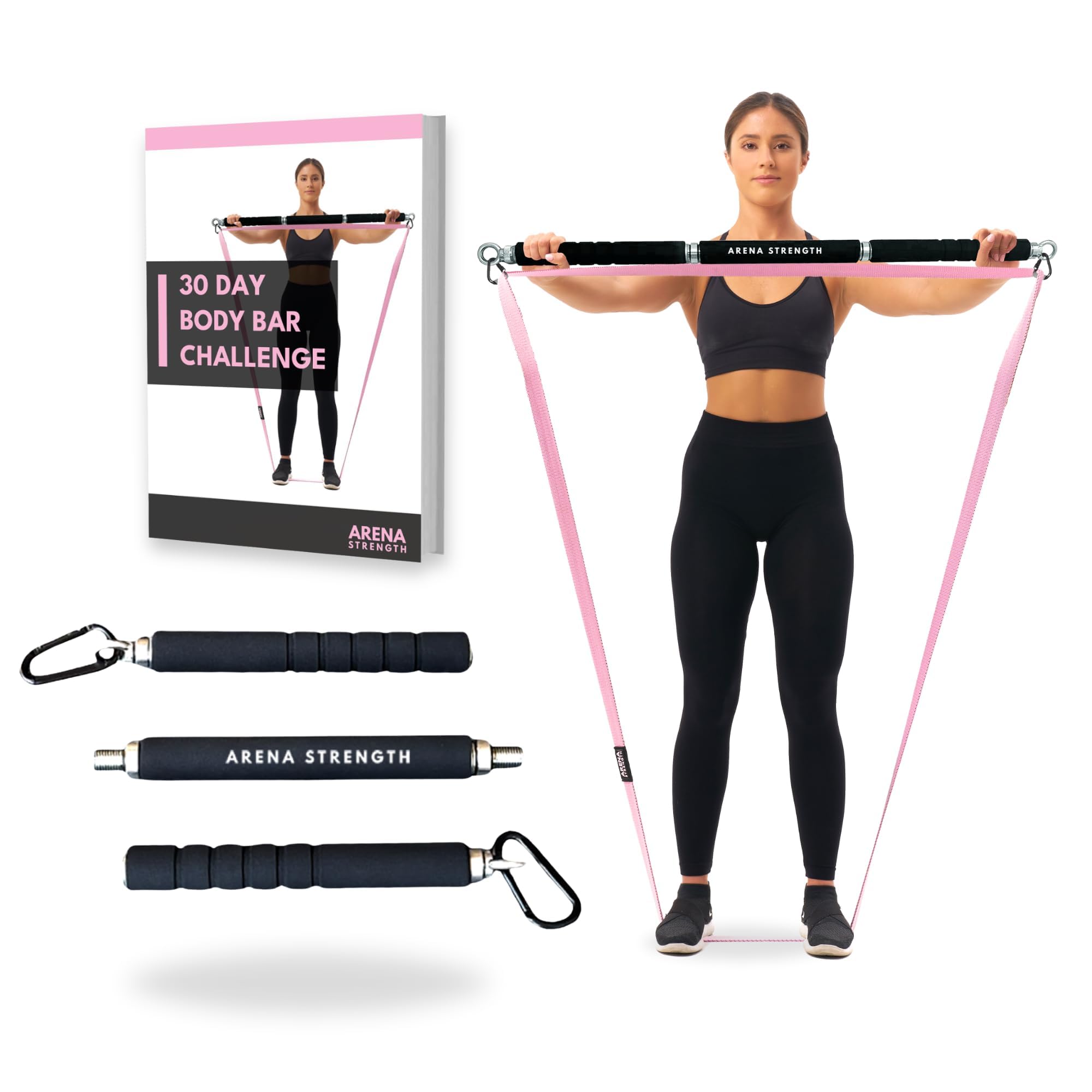 Resistance Body Bar - Premium Workout Equipment for Strength Training & Home Gym - Perfect for Fitness, Yoga, and CrossFit Exercises
