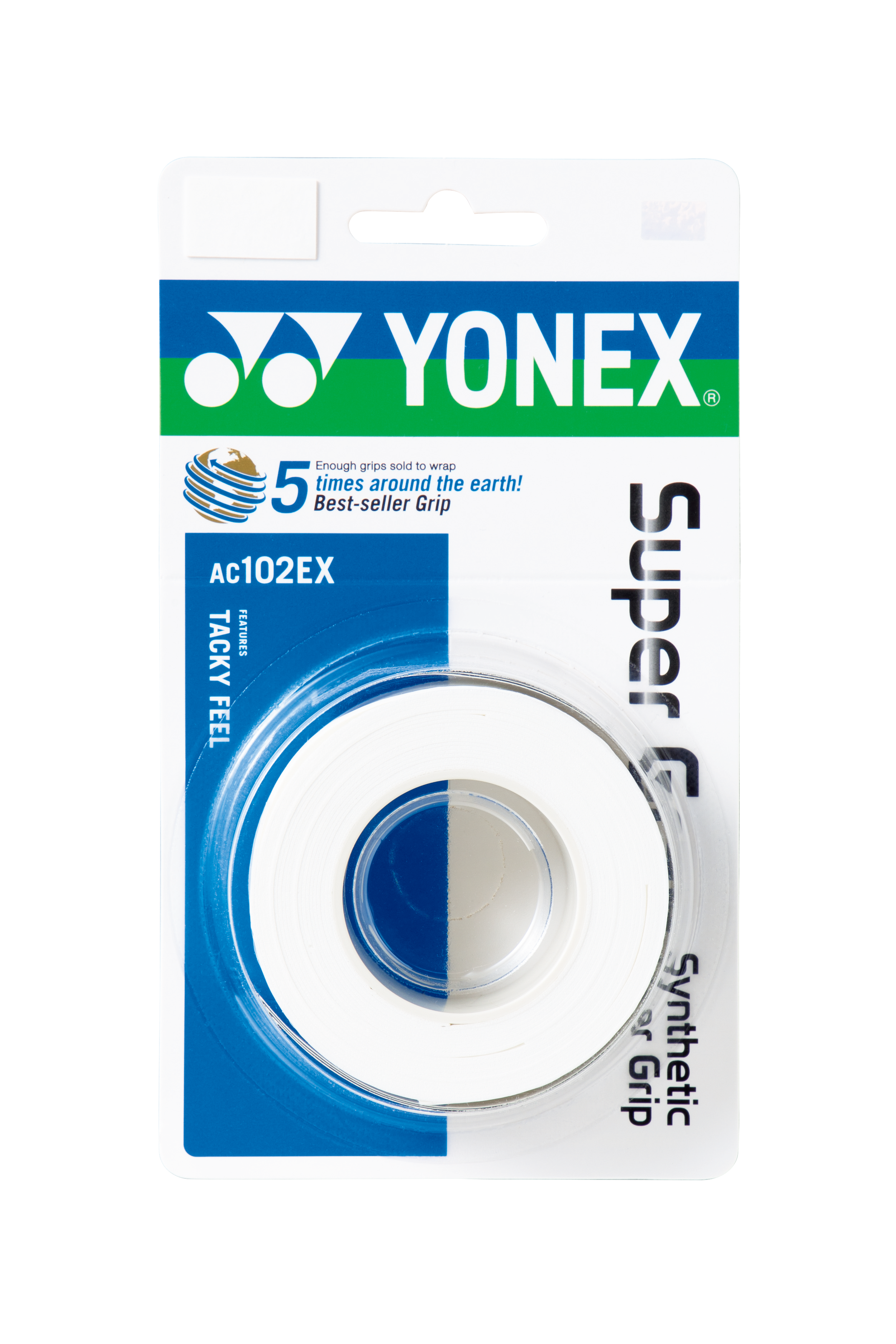 Yonex Super Grap Overgrip (3 Pack) - Premium Tennis & Badminton Grip Tape for Enhanced Sweat Absorption & Comfort - Perfect for Sports, Gym & Racquet Training