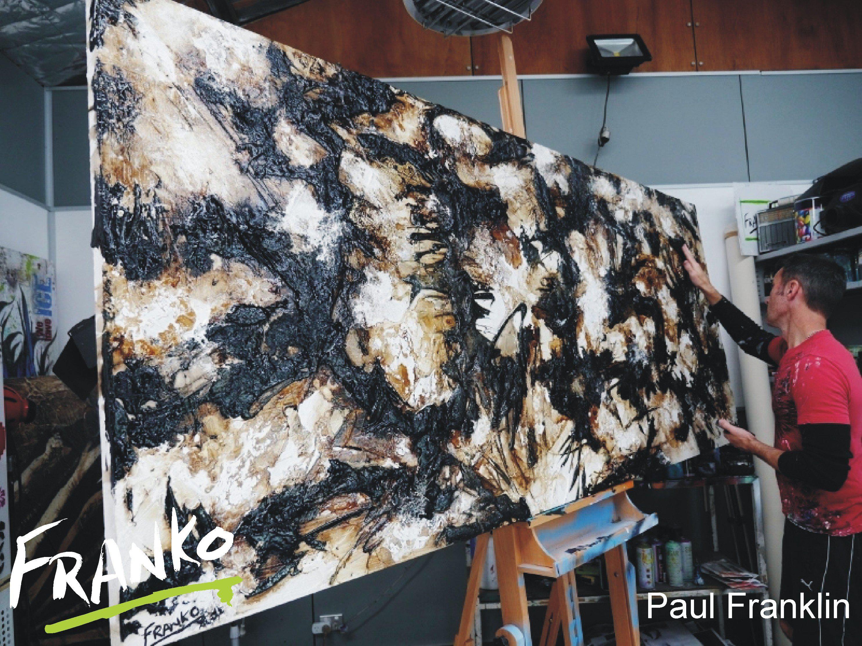 240cm x 100cm Brown Abstract Honey and Licorice Painting - Large Modern Wall Art for Living Room, Bedroom & Office Decor