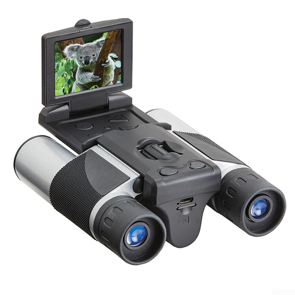 High-Powered Digital Binocular Telescope with 2.5K Video Recording & 40MP Camera - Silver | Perfect for Bird Watching, Hunting, Stargazing & Outdoor Adventures