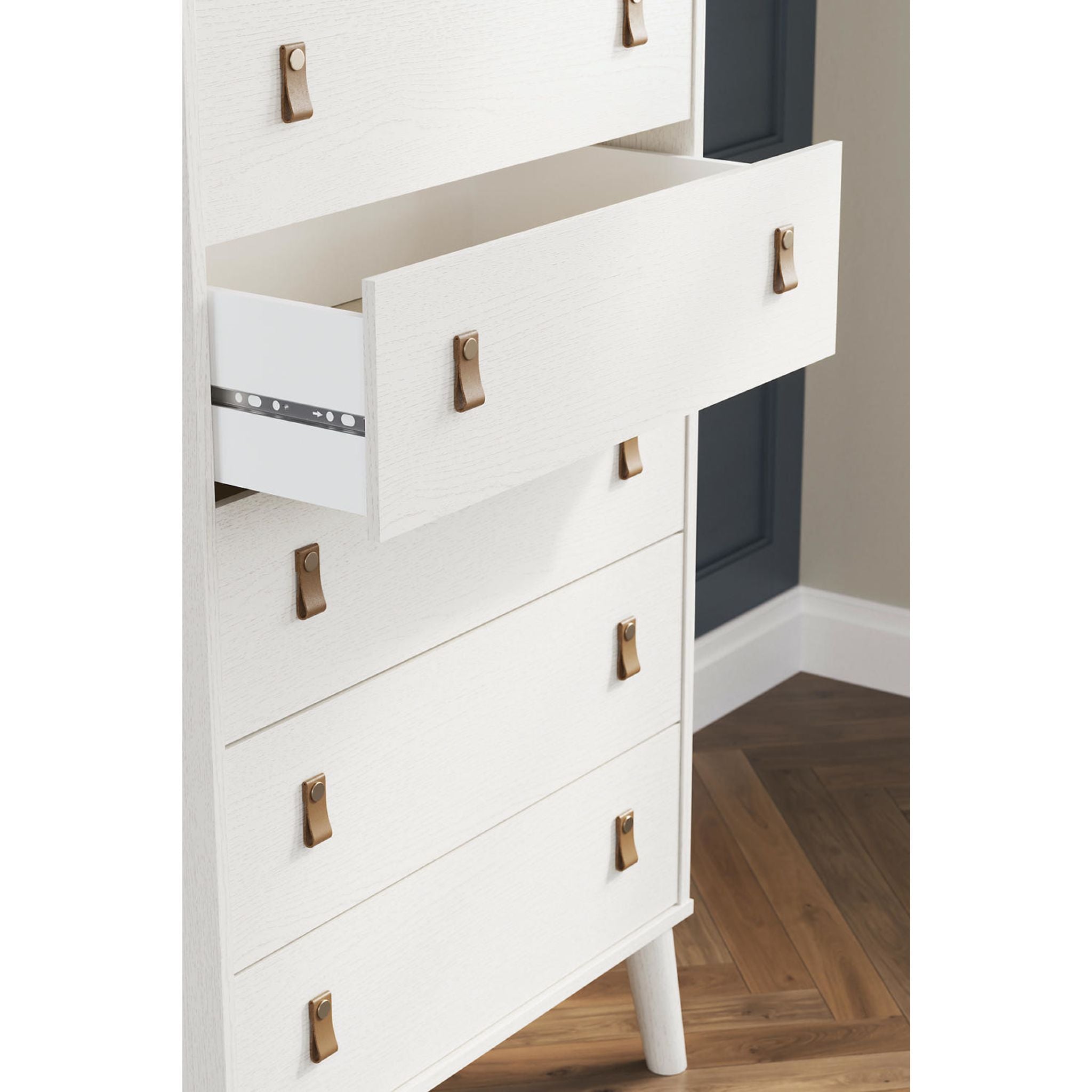 Aprilyn White Chest - Stylish Storage Solution for Bedroom, Living Room & Office Organization