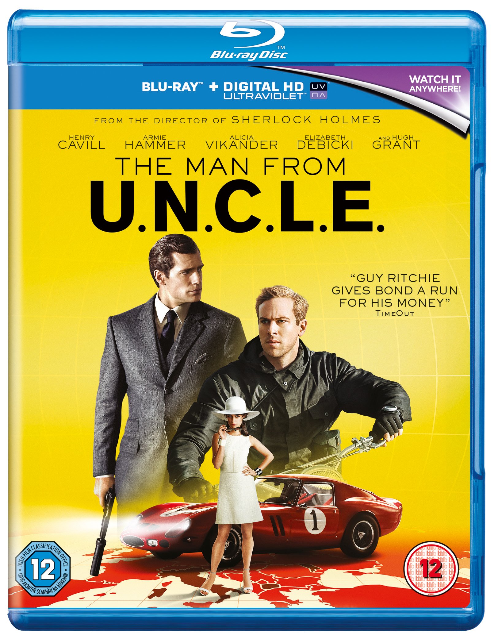 The Man From UNCLE Blu-ray (2015) - Action Spy Movie for Home Entertainment & Movie Nights