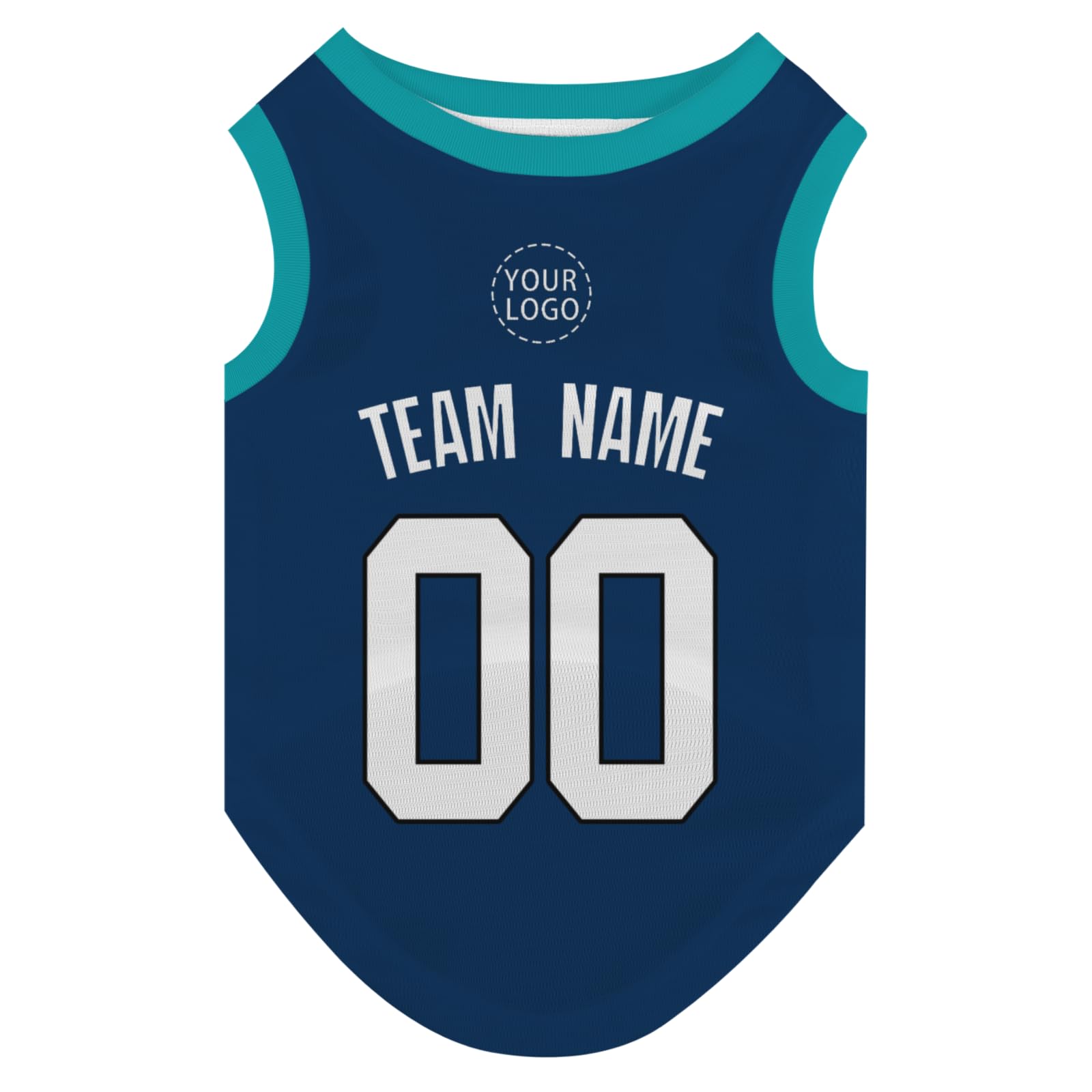 Custom Dog Baseball Jersey - Personalized Pet Tank Top for Small, Medium & Large Dogs - Perfect for Pet Parties, Photo Shoots & Game Day Outfits