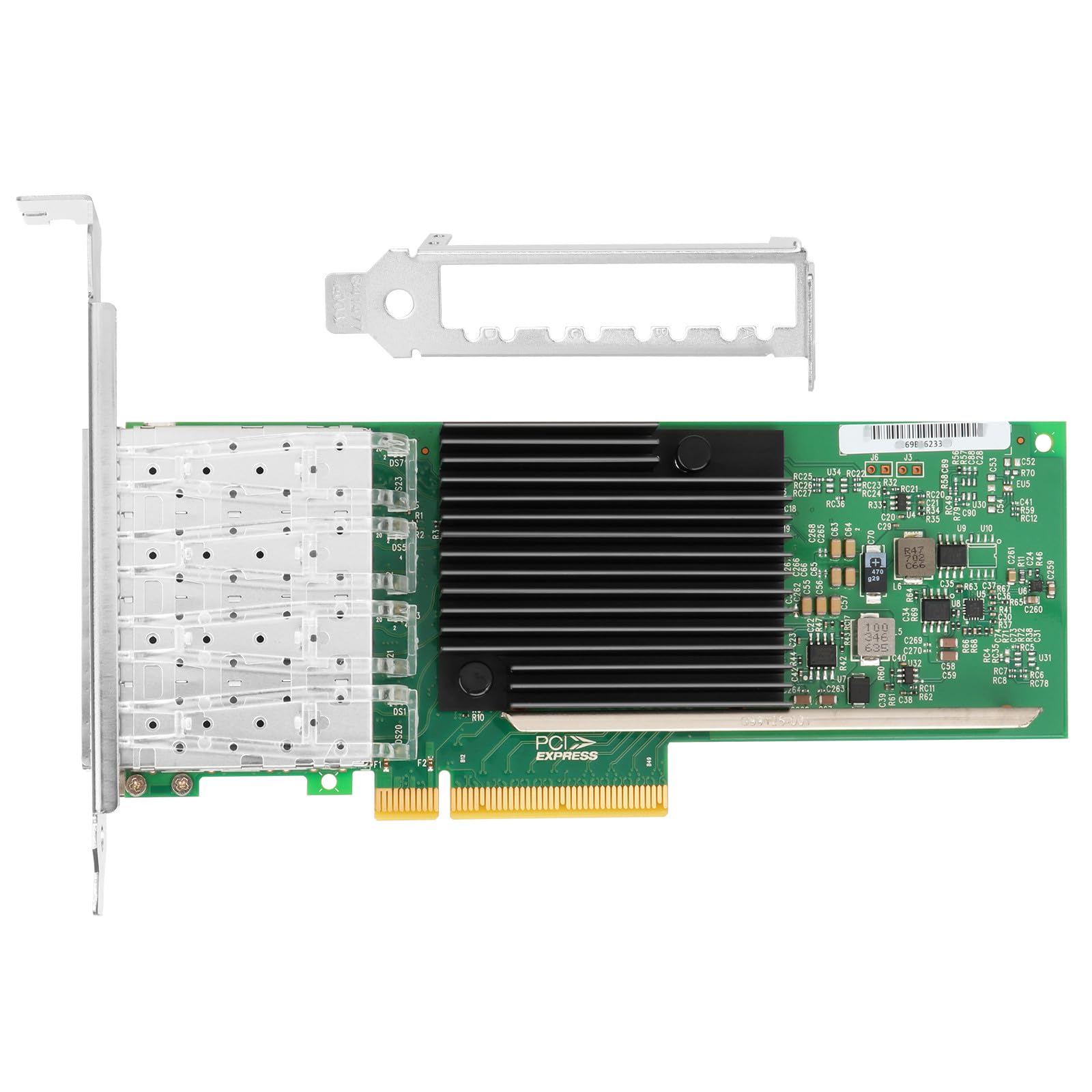 Intel X710-DA4 XL710BM1 PCIe 3.0 x8 10Gb 4 Port SFP+ Ethernet Network Card - Compatible with Windows Server, Windows, Linux, VMware, ESX | High-Speed LAN Card for Data Centers, Cloud Computing & Enterprise Networks