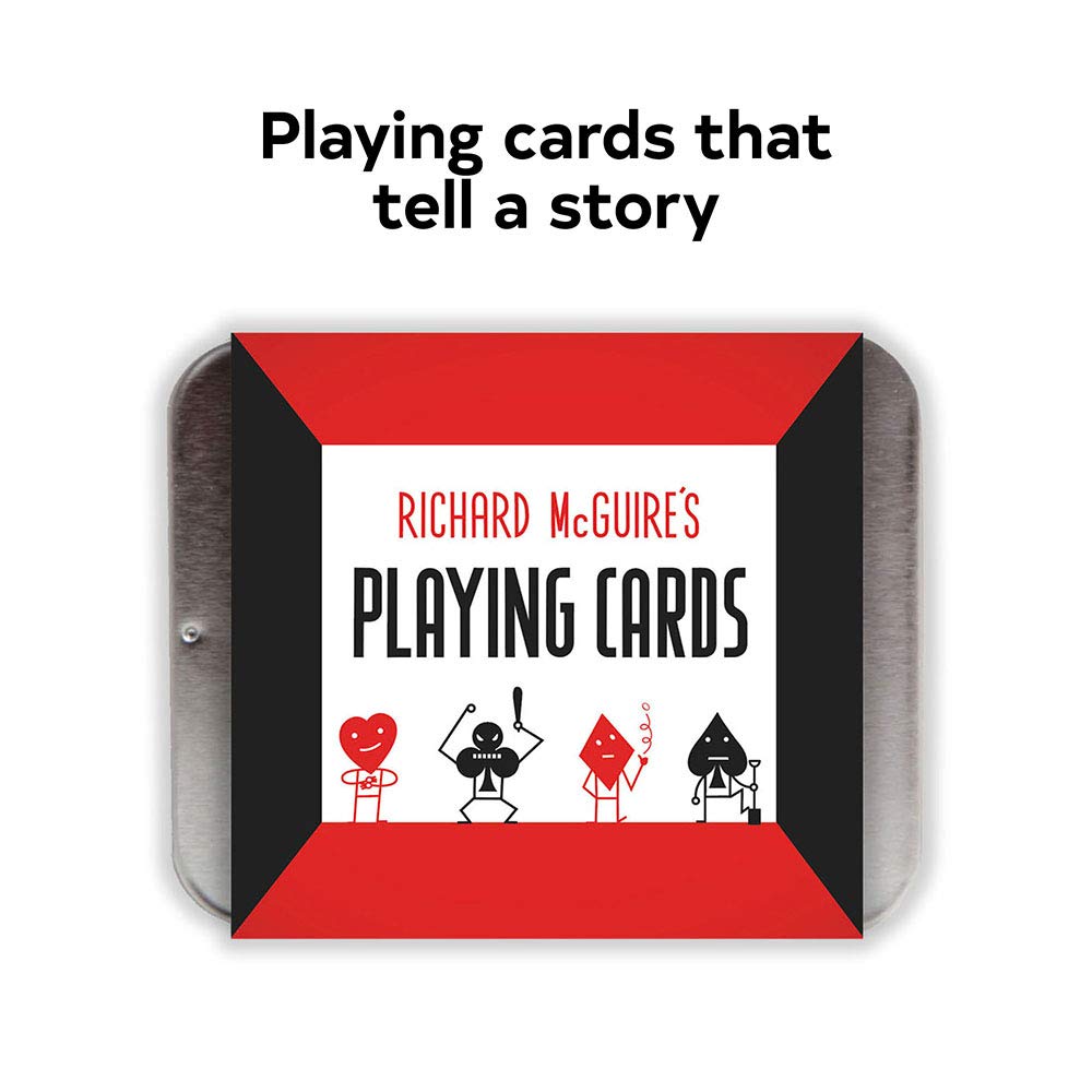 Chronicle Books Richard McGuire's Playing Cards - Unique Art Deck for Card Games, Magic Tricks & Collectors - Perfect for Poker, Bridge & Gifts