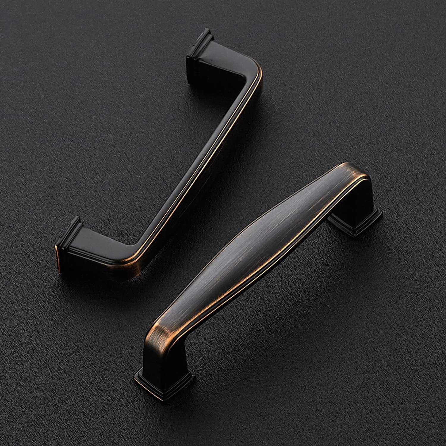 Ravinte 20 Pack Solid 3 Inch Oil Rubbed Bronze Cabinet Handles & Drawer Pulls - Durable Kitchen Cabinet Hardware for Home, Office & RV Cabinets (Perfect for Modern & Traditional Kitchen Upgrades)