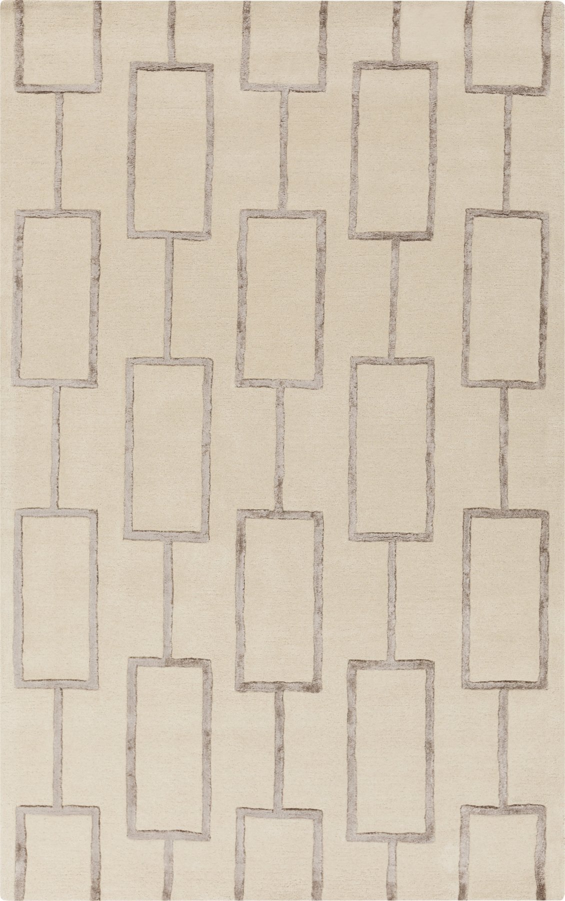 Surya SKYLINE Hand Tufted Geometric Runner Rug - 2'6