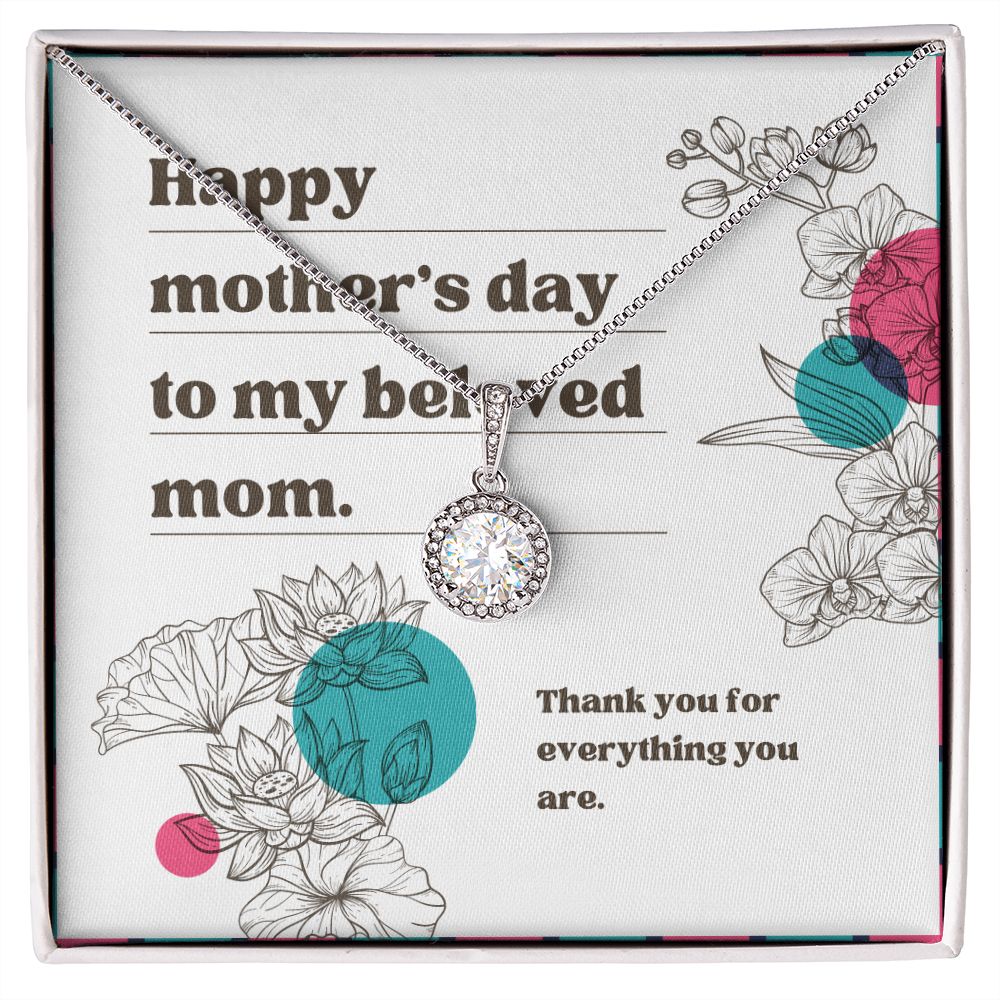 Elegant Mother's Day Necklace - Heart Pendant Jewelry Gift for Mom, Wife, Grandma - Perfect for Birthday, Anniversary & Special Occasions