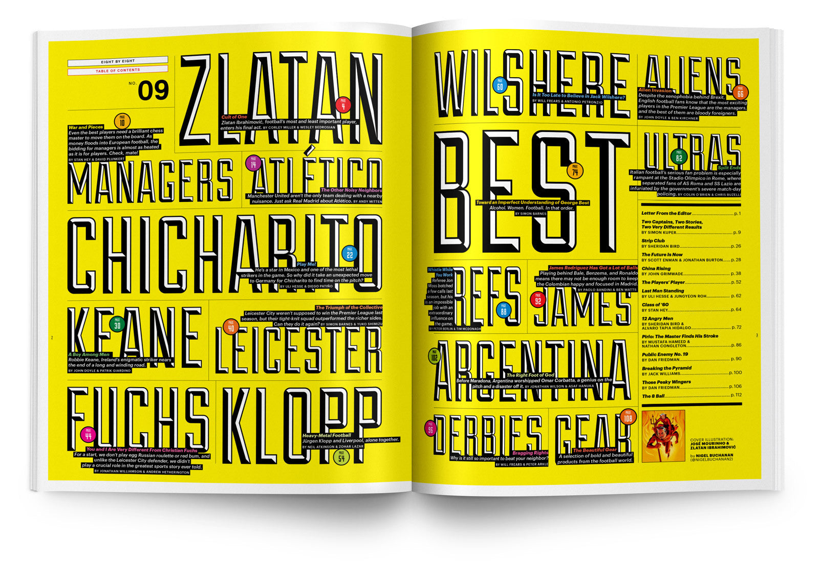 Eight by Eight Magazine: Issue 09 - Premium Football/Soccer Quarterly for Fans & Collectors | Perfect for Coffee Tables, Gifts & Sports Memorabilia Collections