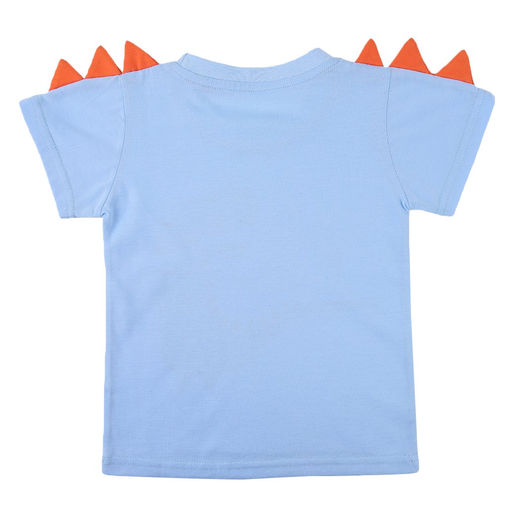 DDSOL Boys' Cotton Dinosaur Graphic Sweatshirt - Cute & Comfortable Top for Kids, Playdates & School Outfits