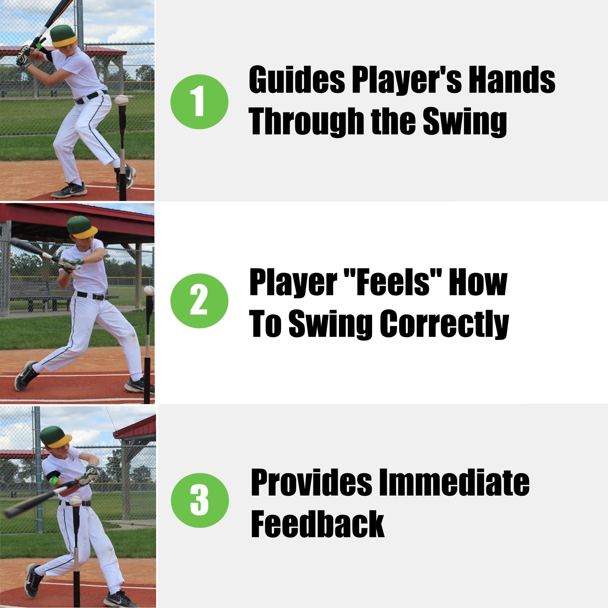 2-Pack SWINGRAIL Golf Swing Trainers with 6 Weighted Training Balls - Improve Golf Swing Mechanics & Accuracy - Perfect for Driving Range, Backyard Practice & Golf Training Aids