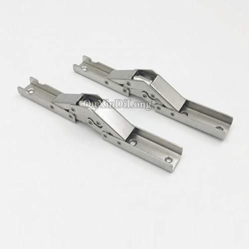 4Pcs 90 Degree Cabinet Hinges - 180 Degree Adjustable Folding Brackets, Concealed Flap Hinges for Furniture, Tables & DIY Projects - Perfect for Kitchen Cabinets, Wardrobes & Foldable Furniture