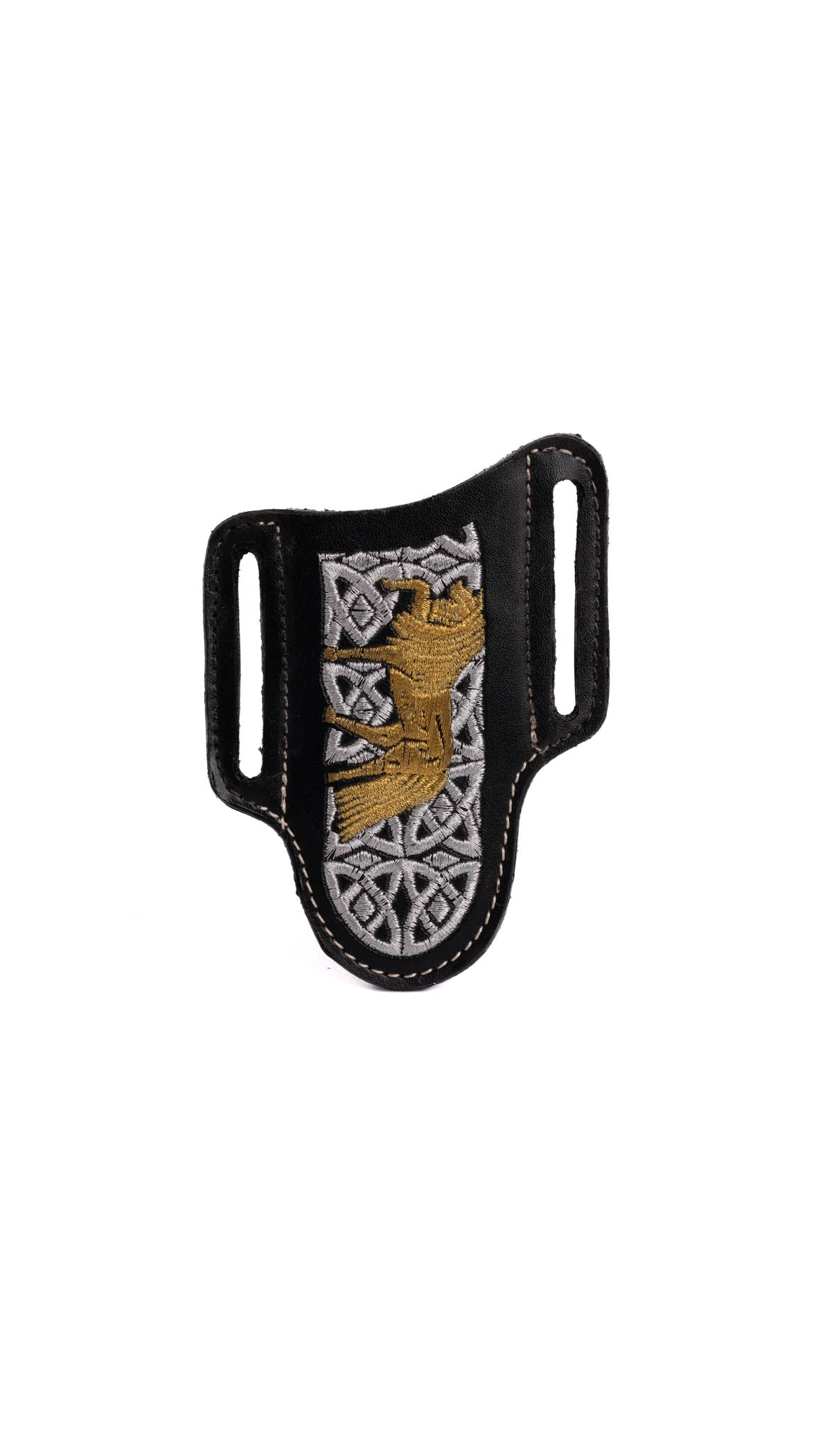 Premium Leather Knife Sheath for Hunting & Outdoor - Rock'em Bordado Handmade Sheath for Fixed Blade Knives - Perfect for Camping, Bushcraft & Survival Gear