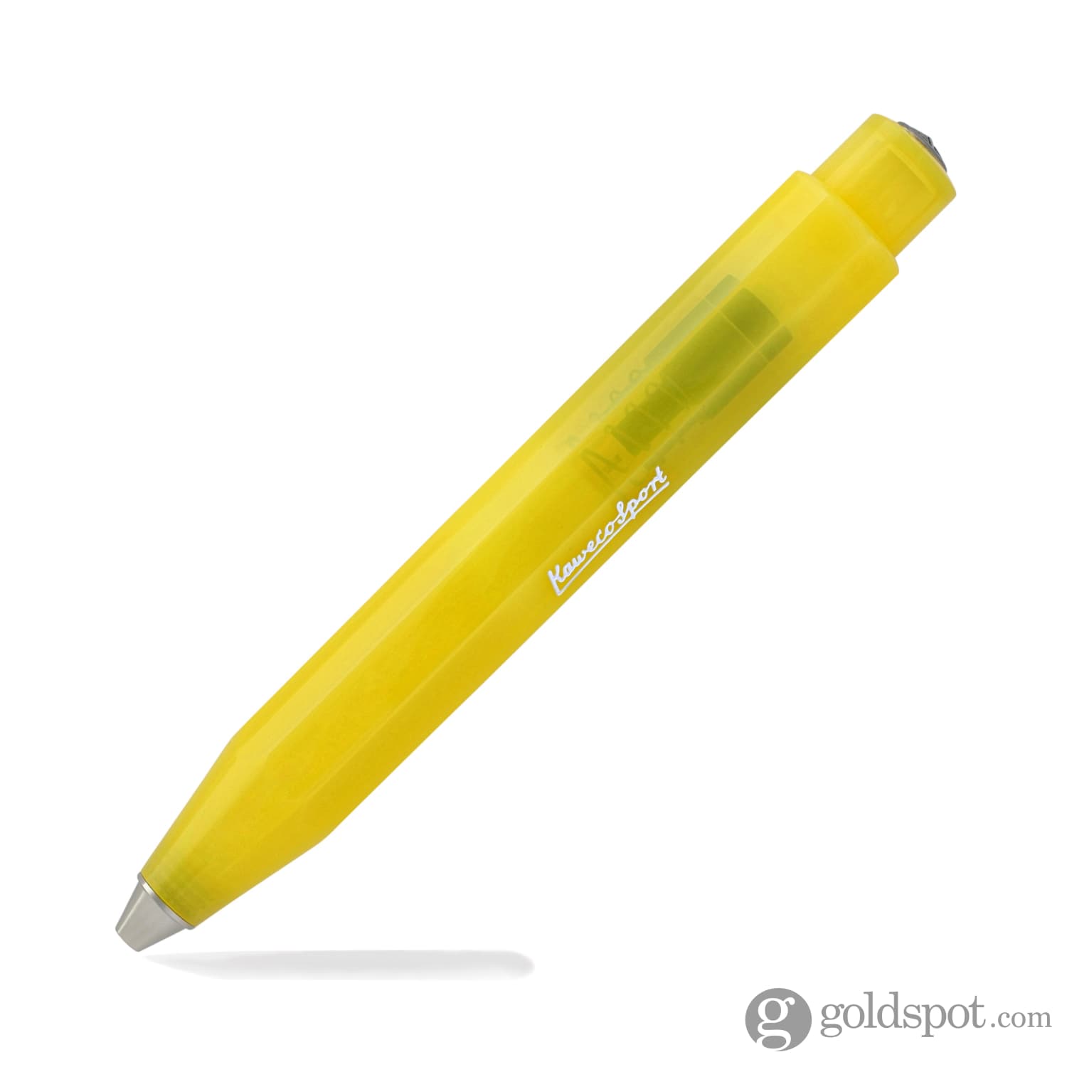 Kaweco Frosted Sport Ballpoint Pen - Banana Yellow | Smooth Writing, Portable Design for Office, School & Travel | Premium German Craftsmanship