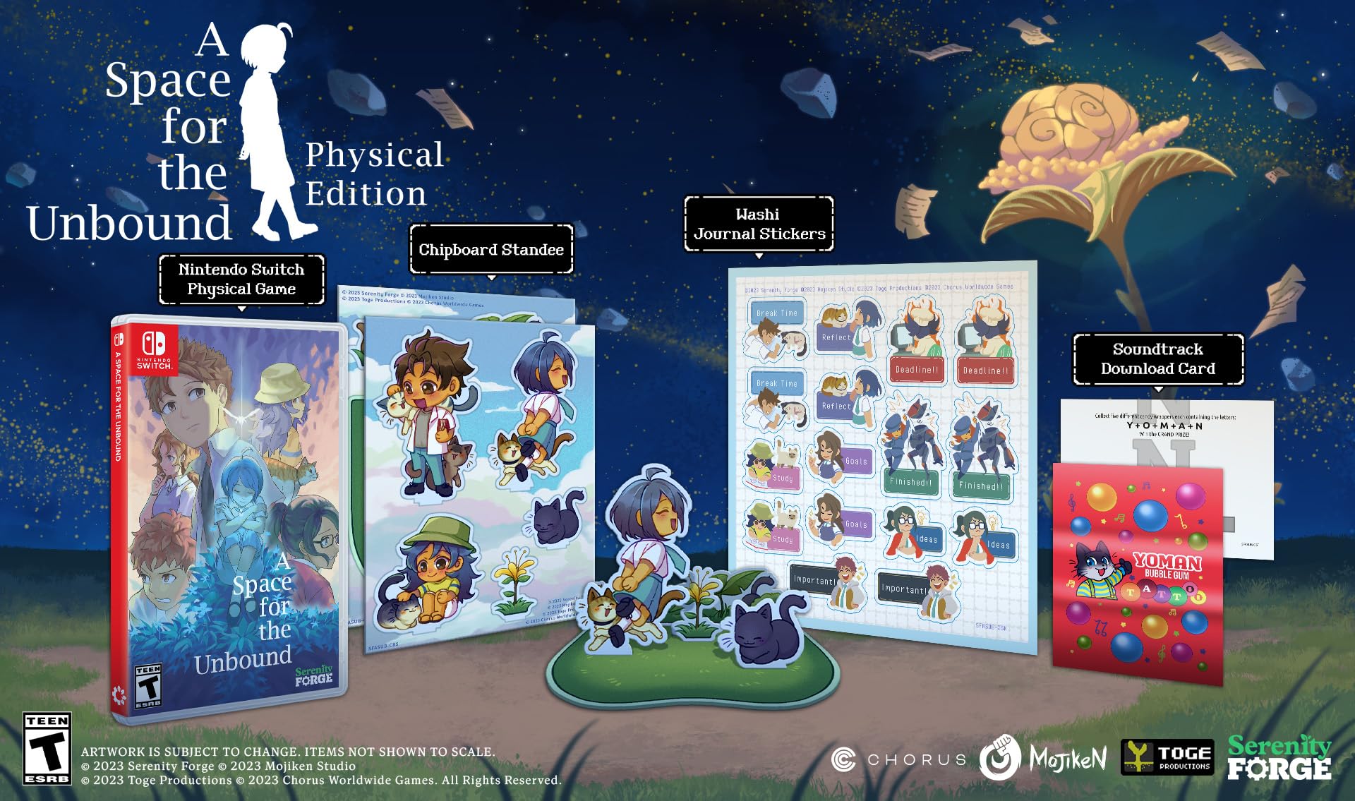A Space for the Unbound Physical Edition for Nintendo Switch - Emotional Story-Driven Adventure Game for Teens & Adults - Perfect for Home Gaming & Travel