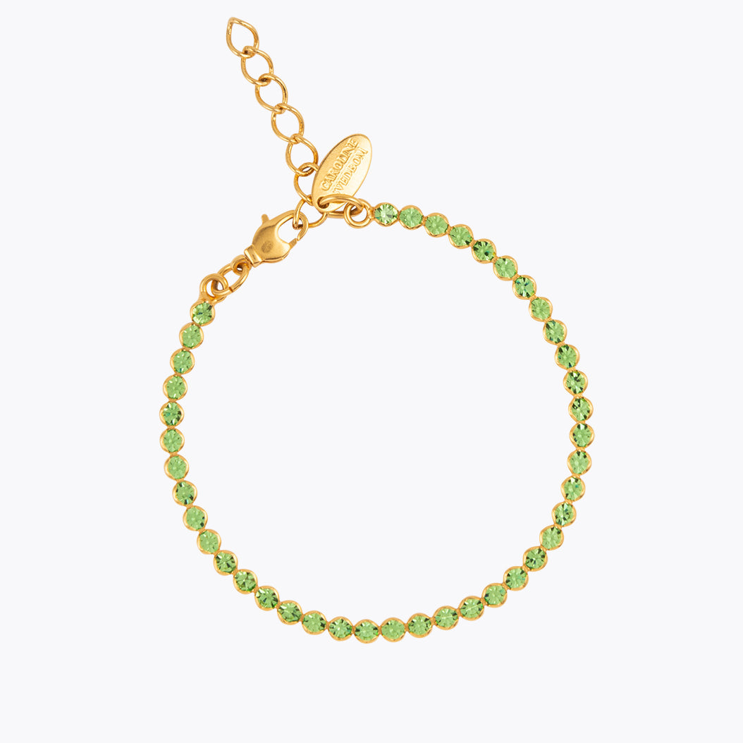 Peridot Gemstone Siri Bracelet - Elegant Handmade Jewelry for Women, Perfect for Gifts, Parties & Everyday Wear