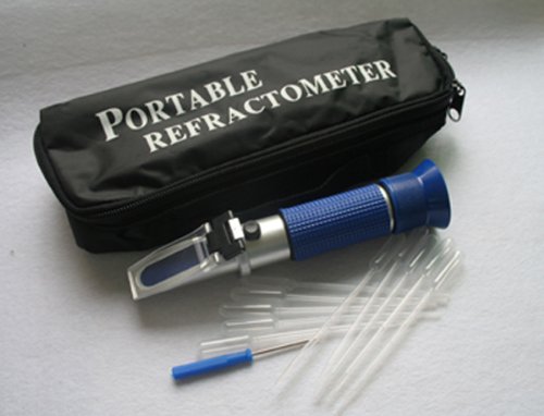 0-20% Brix Handheld Refractometer with ATC - Digital Sugar Content Tester for Fruits, Honey & Beverages | Perfect for Home Brewing, Winemaking & Agriculture