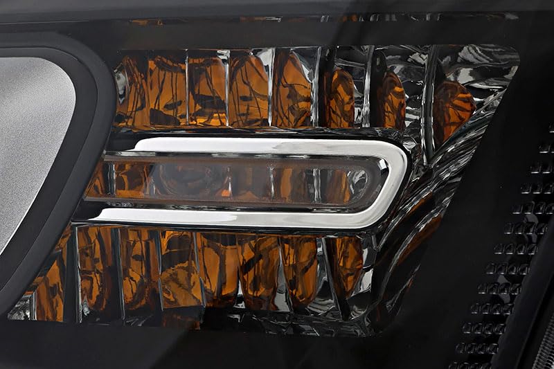 2014-2015 Dodge Durango Passenger Side Right Headlight Assembly Replacement - High Performance LED Headlamp for Improved Night Visibility - Perfect for Off-Roading, Camping & Night Driving