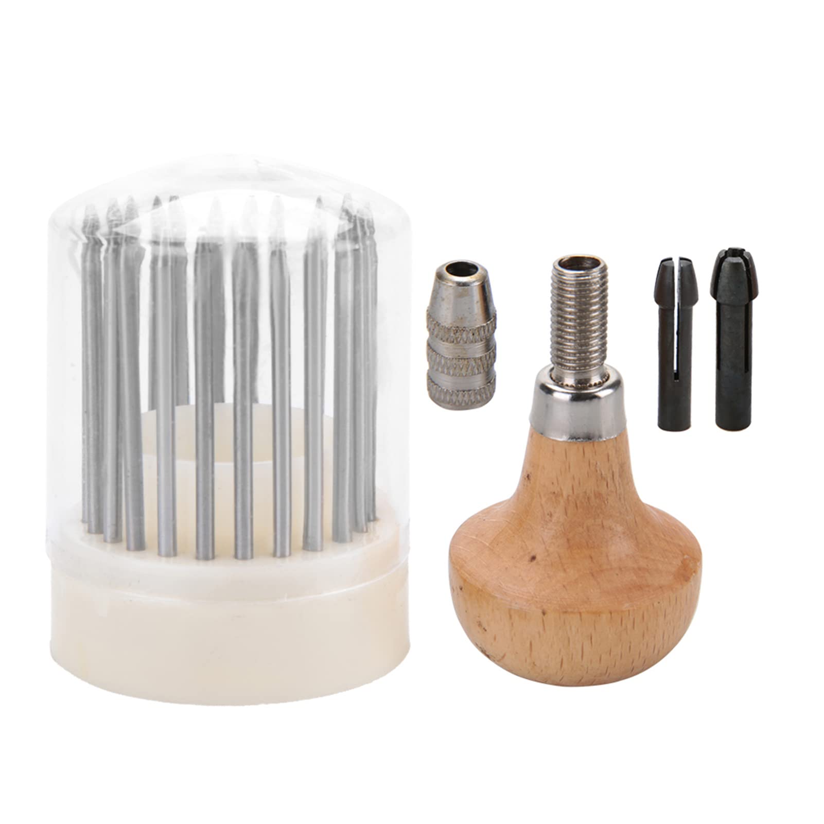 23-Piece Jewelry Engraving & Beading Tool Kit - Metal Bead Grain & Stone Setting Tools for Jewelry Making & Crafting - Perfect for DIY Jewelry Design, Metal Engraving & Gemstone Setting Projects