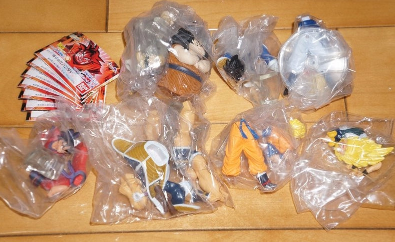 Bandai Dragon Ball Z DBZ Gashapon HG Part 9 Action Figure Set - 7 Mini Collectible Figures for Anime Fans | Perfect for Display, Collection & Gifts