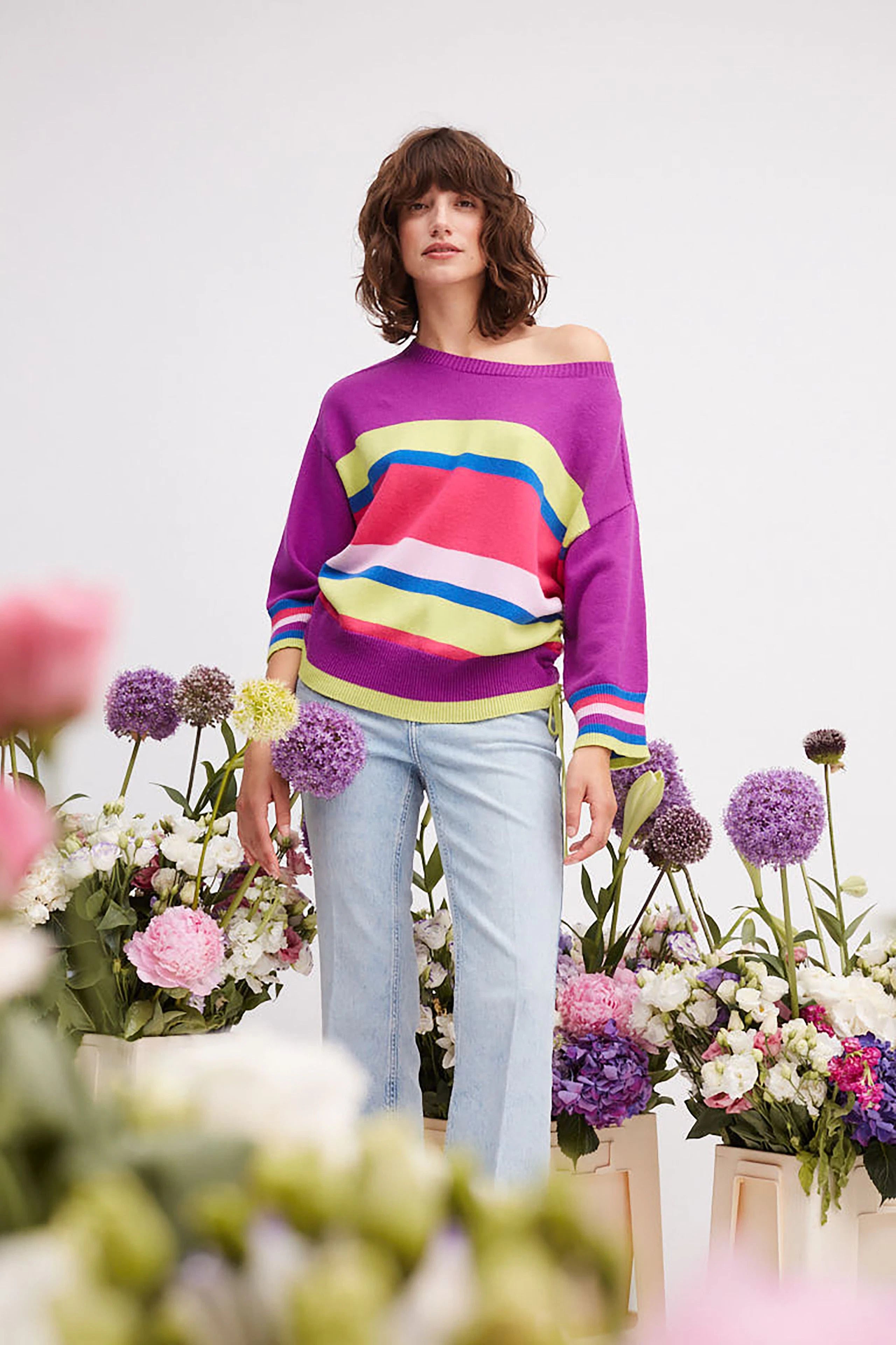 Lilac Green Pullover Sweater for Women - Soft & Comfortable Knit Top - Perfect for Casual Outfits, Fall Layering & Cozy Winter Wear
