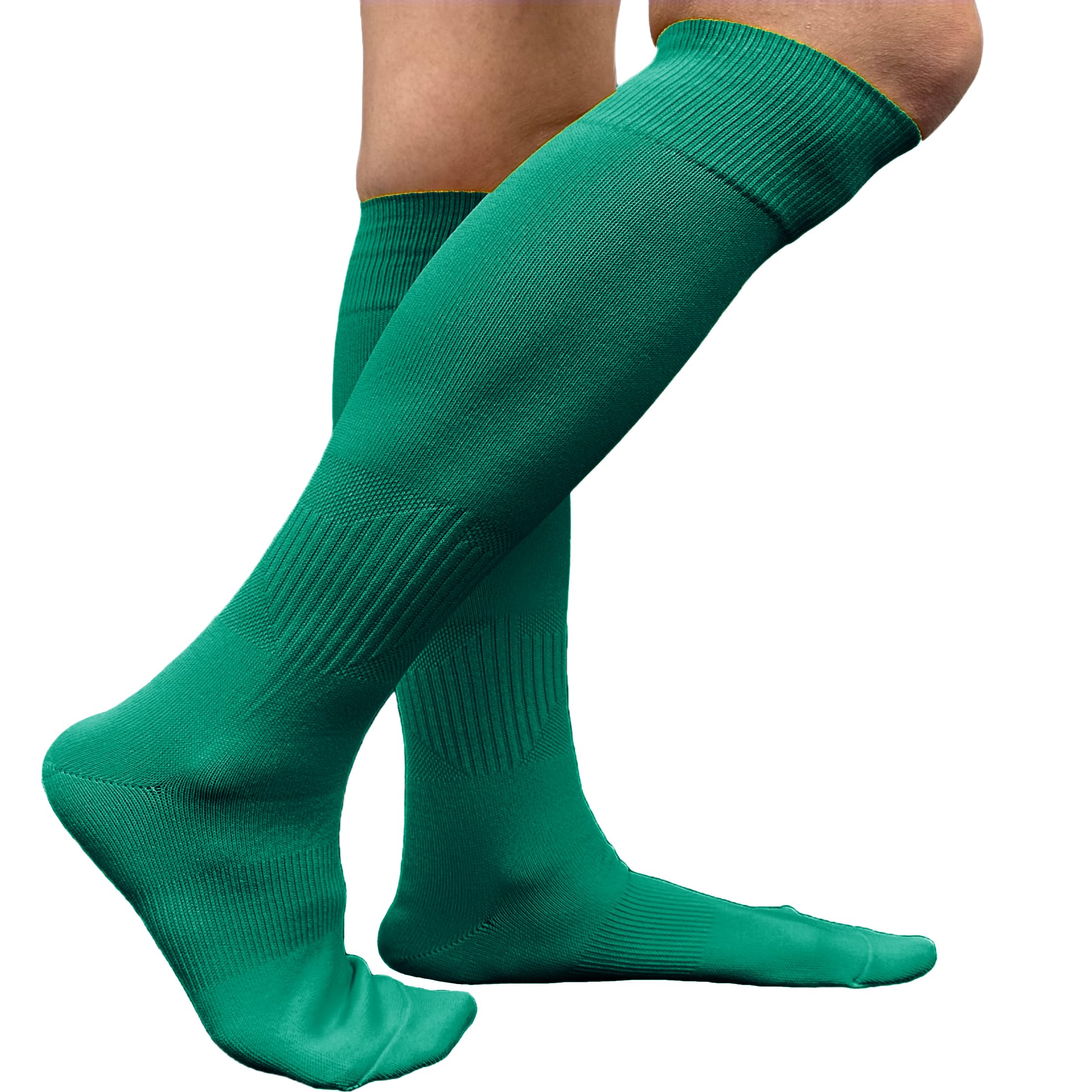 Affordable Polyester Soccer Knee High Socks - Breathable Team Sports Socks for Men & Women - Perfect for Soccer, Football, Running & Gym Workouts