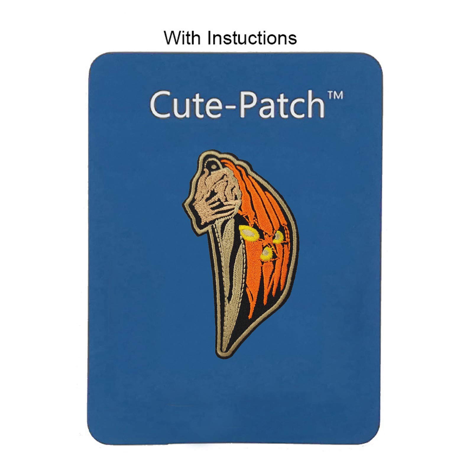 Horror Movie Embroidered Iron-On Patches - Cute & Scary Designs for DIY Clothing, Bags, Hats - Perfect Gift for Horror Fans & Halloween Costume Accessories