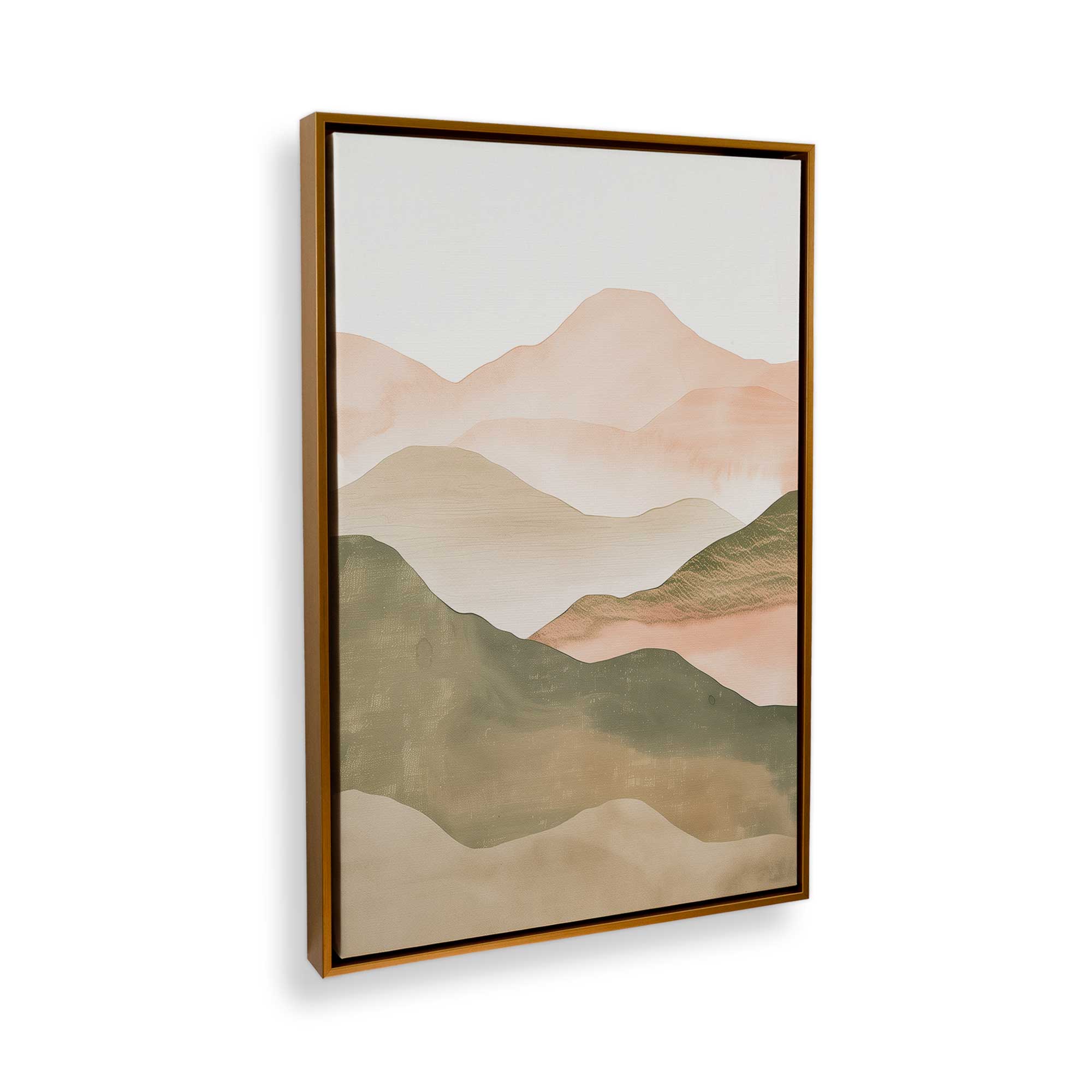 Coral Agate Glow Print on Canvas - Stunning Wall Art Decor for Living Room, Bedroom & Office | Unique Handmade Painting for Home & Gifts