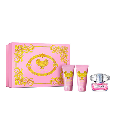 Bright Crystal 3-Piece Holiday Gift Set for Women - Perfume, Body Lotion & Shower Gel - Perfect Christmas, Birthday & Anniversary Present - Luxury Fragrance Gift for Her