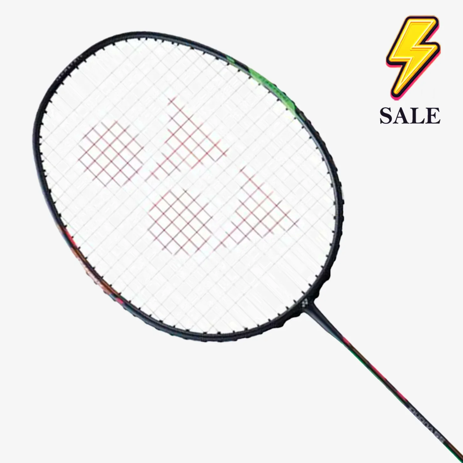 Yonex Duora 55 Badminton Racket - Dark Grey | Lightweight Carbon Fiber Shaft | Perfect for Intermediate Players | Ideal for Competitive Matches & Training Sessions