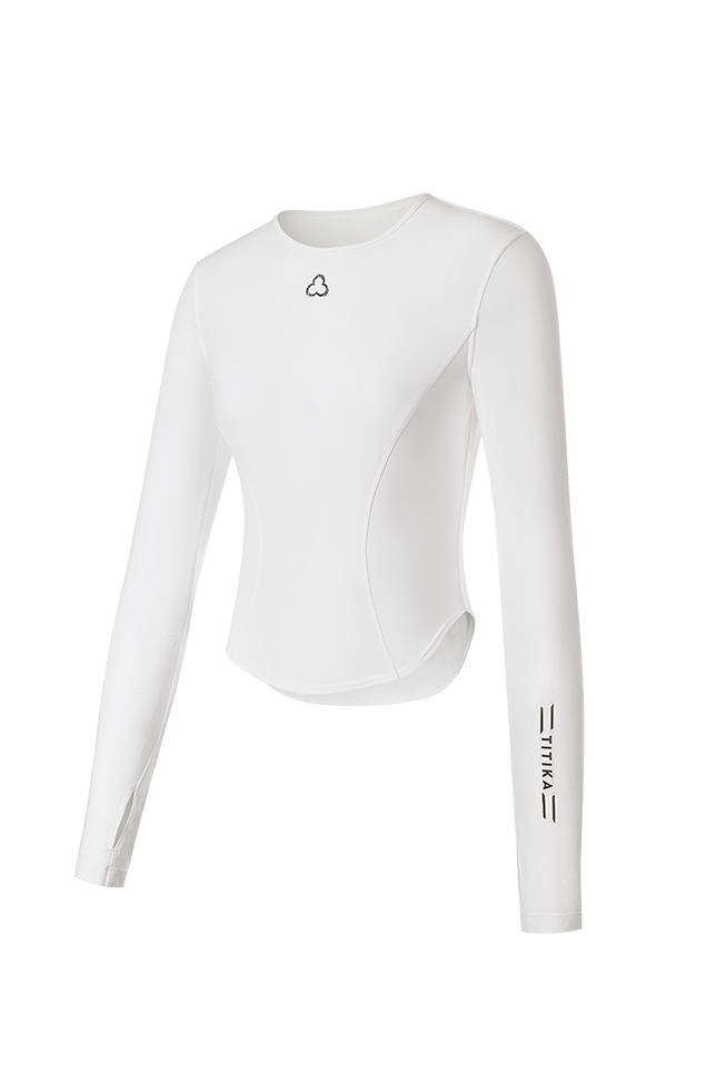 TITIKA Women's Corset Top Long Sleeve Slimming Bodysuit - Perfect for Workout, Yoga & Evening Outfits