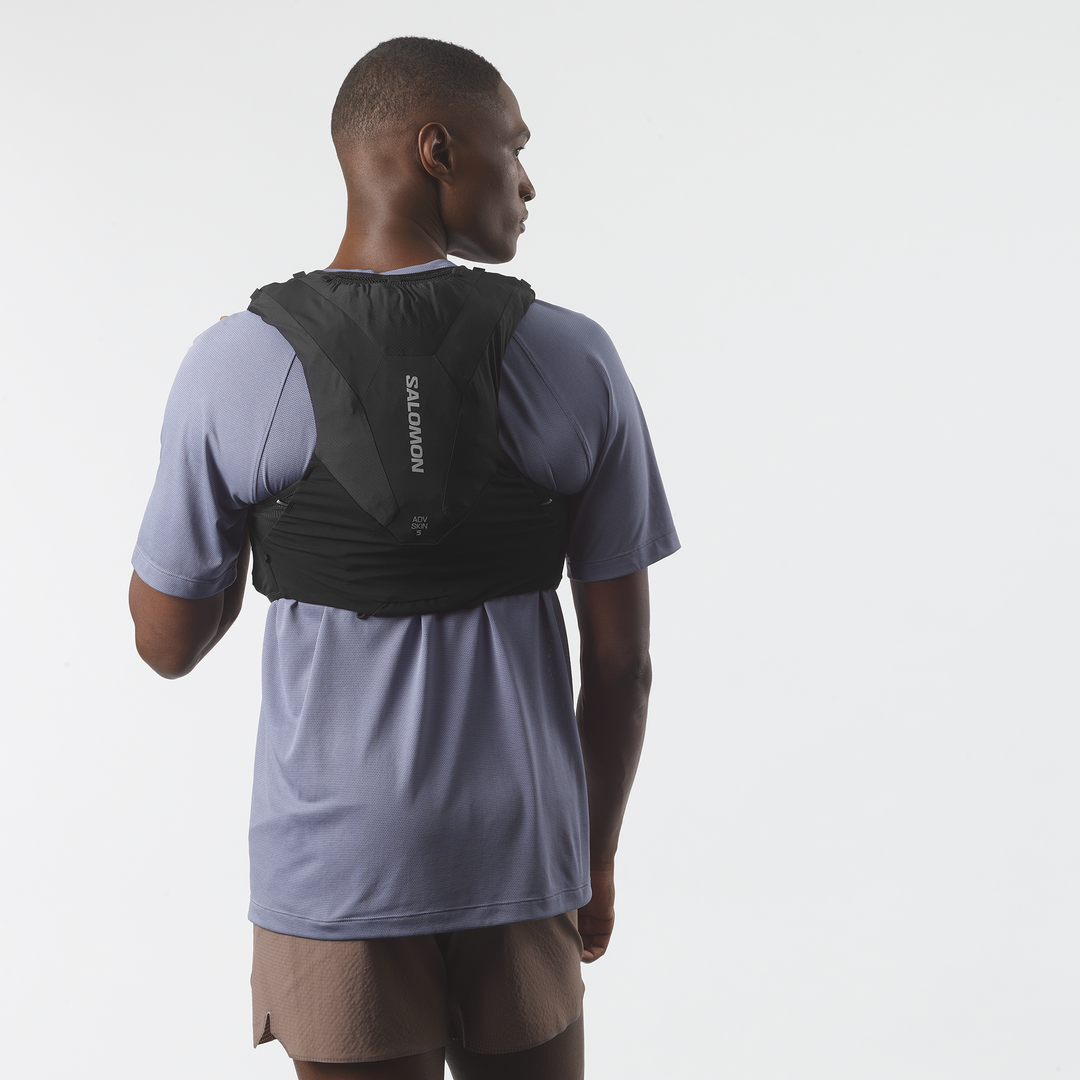 Salomon Unisex Adv Skin 5 Hydration Vest - Lightweight Running Pack for Trail Runners & Hikers - Perfect for Long-Distance Running, Marathon Training & Outdoor Adventures (Model 2464900)