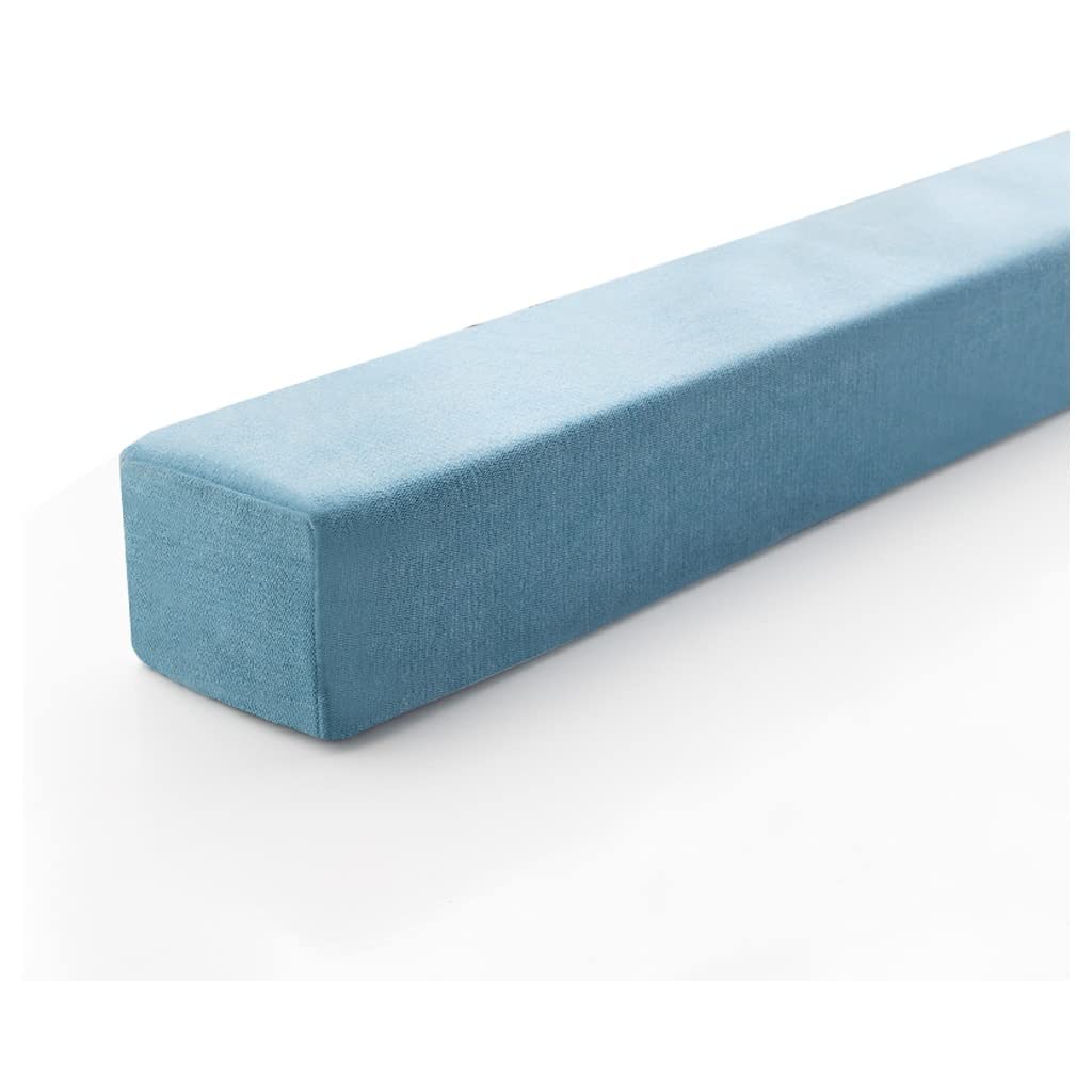 Blue Rectangle Sofa Bed Gap Filler Pillow - 20x8x100cm Headboard Cushion & Mattress Support for Comfortable Armrest & Back Support | Perfect for Living Room, Bedroom & Guest Room