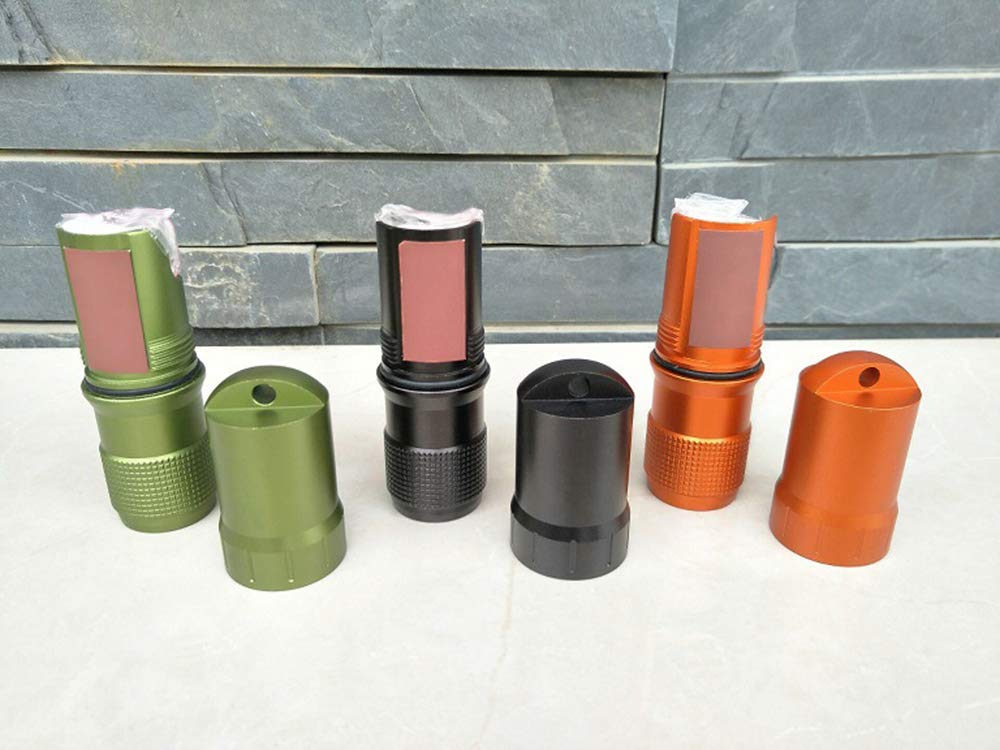 Waterproof EDC Capsule Tube - Portable Survival Waterproof Pill Container for Outdoor Adventures, Emergency Preparedness & Camping Gear (Black) | Compact First Aid Storage, Hiking Essentials & Tactical Survival Kit Accessory