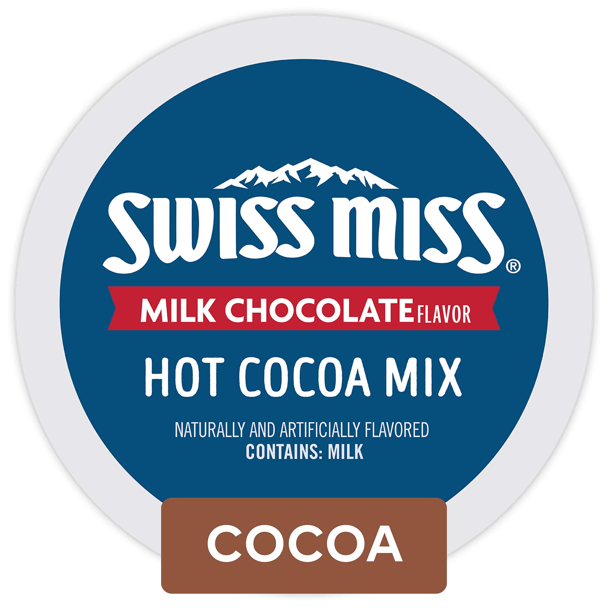 Swiss Miss Milk Chocolate Hot Cocoa K-Cup Pods - 96 Count Single-Serve Hot Chocolate for Keurig Brewers | Perfect for Winter Warmth, Holiday Gifts & Cozy Family Moments