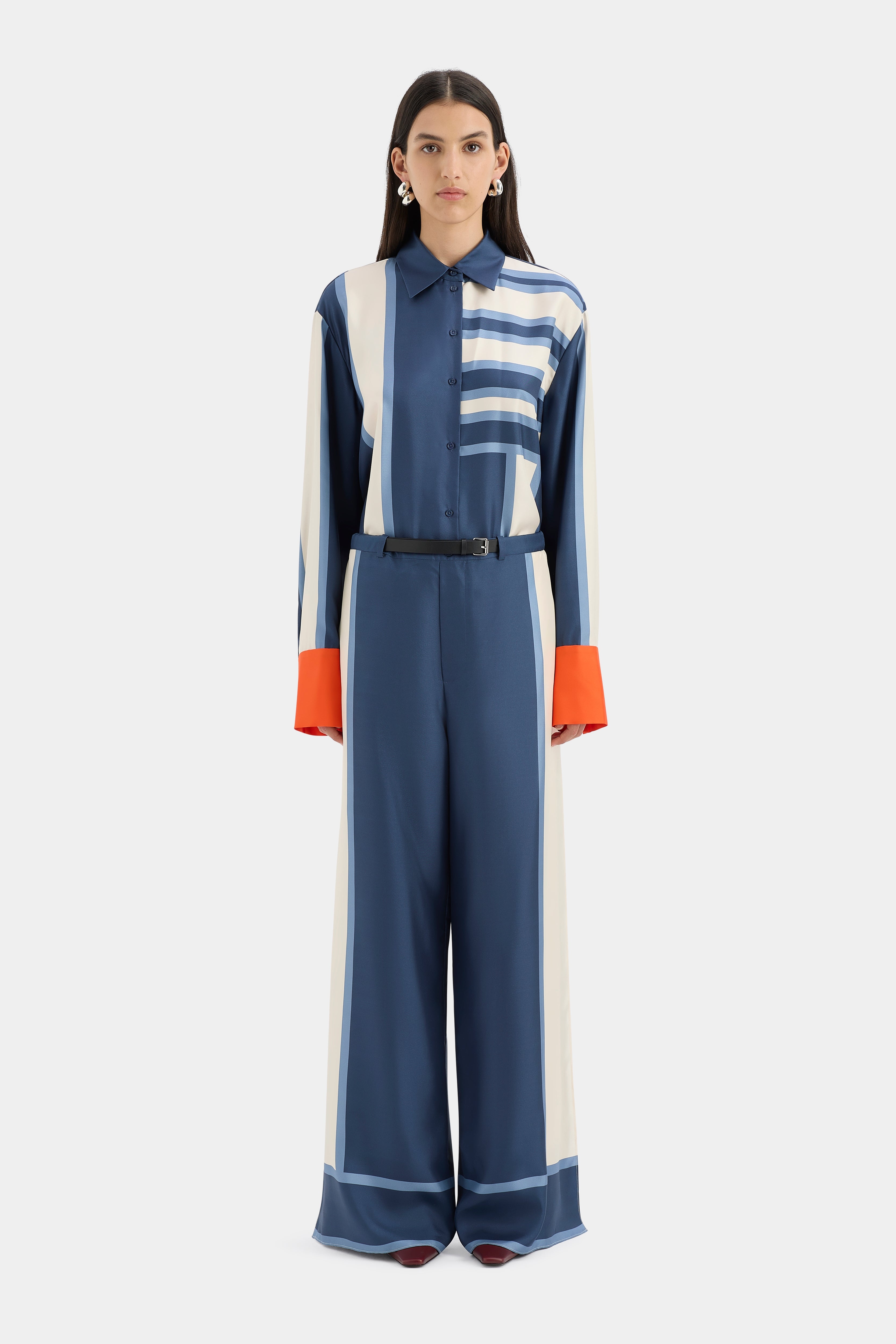 Stylish High Waist Belted Pants for Women - Trendy Casual & Office Wear - Perfect for Work, Travel & Everyday Outfits